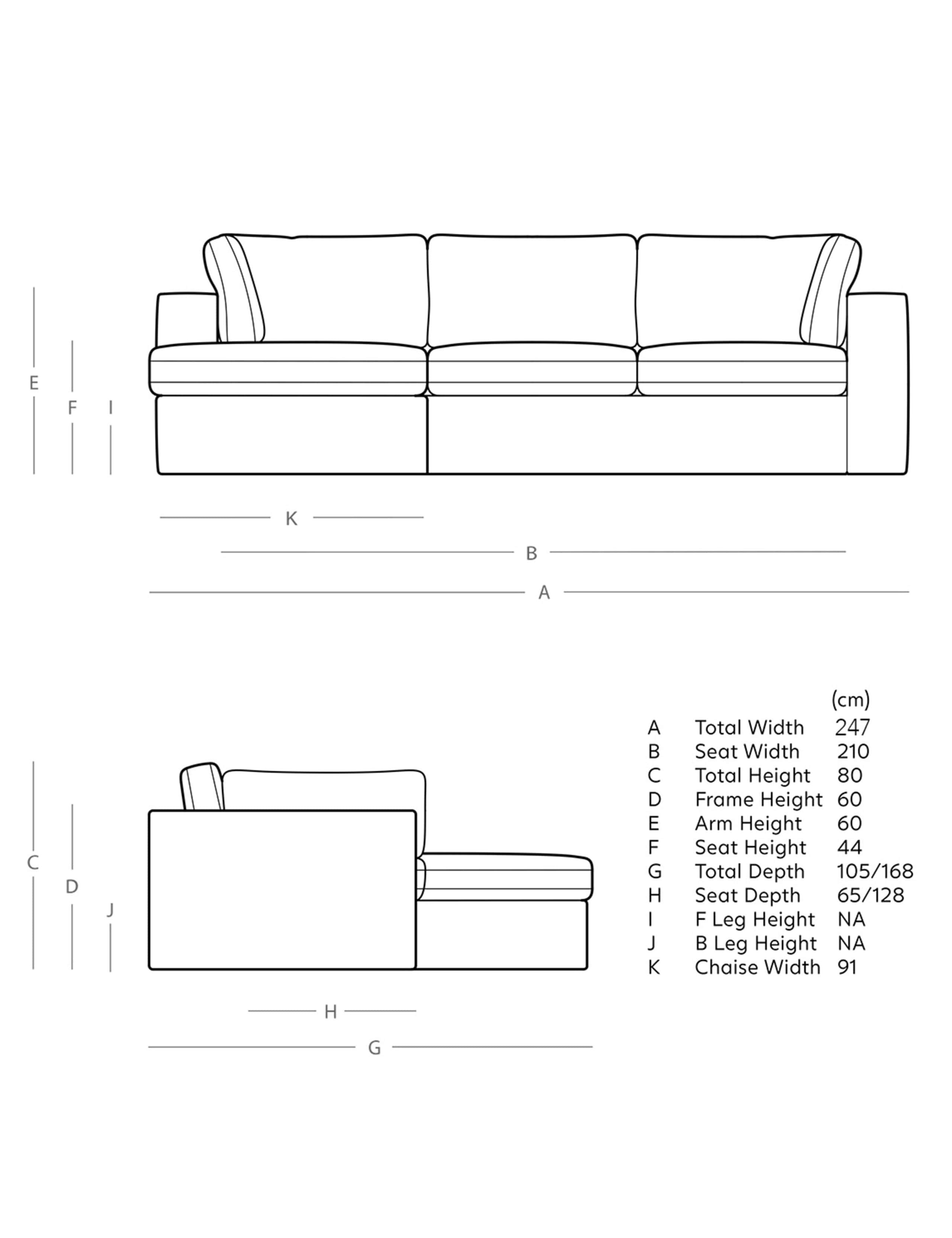 Crushed Velvet Left Hand Chaise Sofa 6 of 6