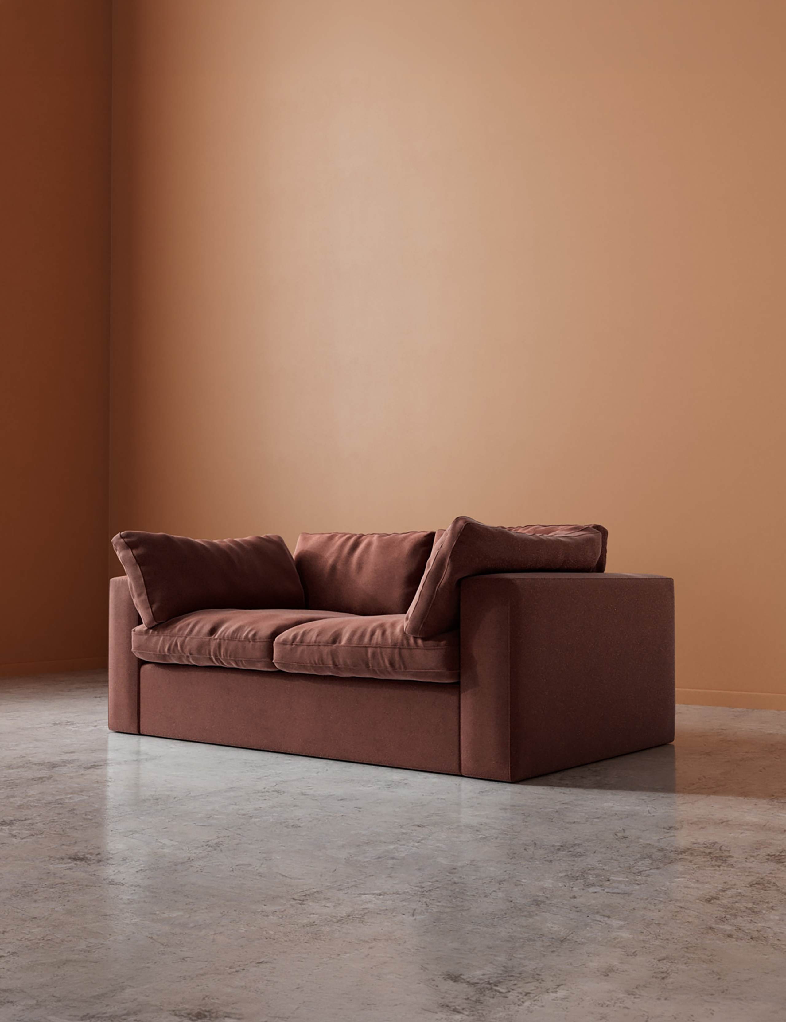 Velvet 2 Seater Sofa 5 of 6
