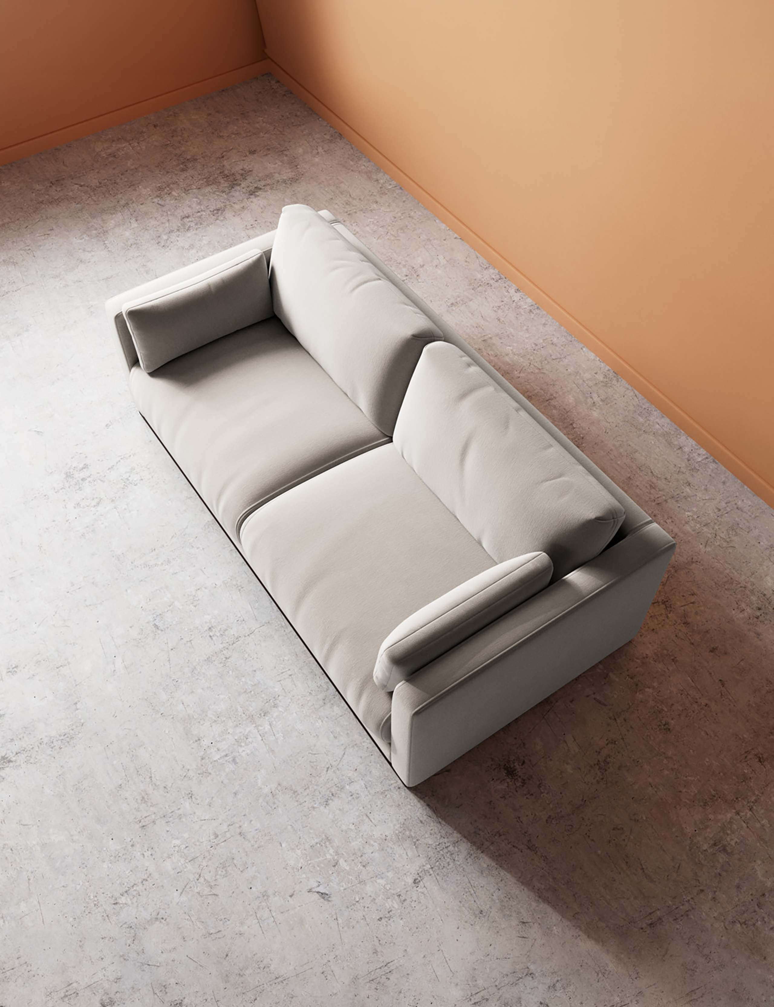 Crushed Velvet 2 Seater Sofa 4 of 6