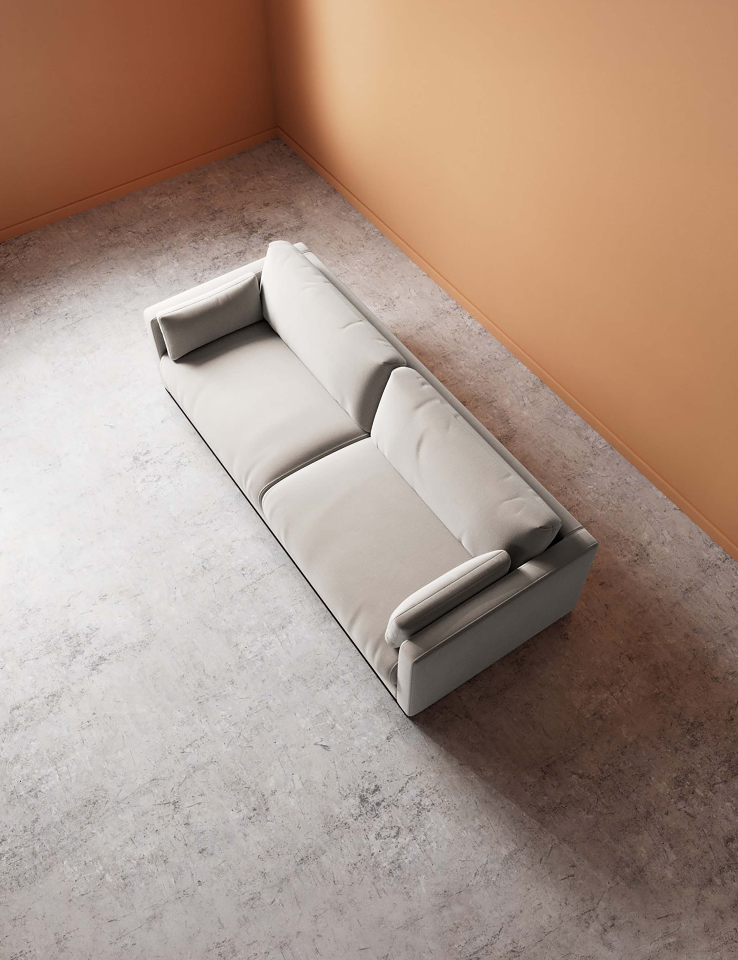 Crushed Velvet 3 Seater Sofa 4 of 6