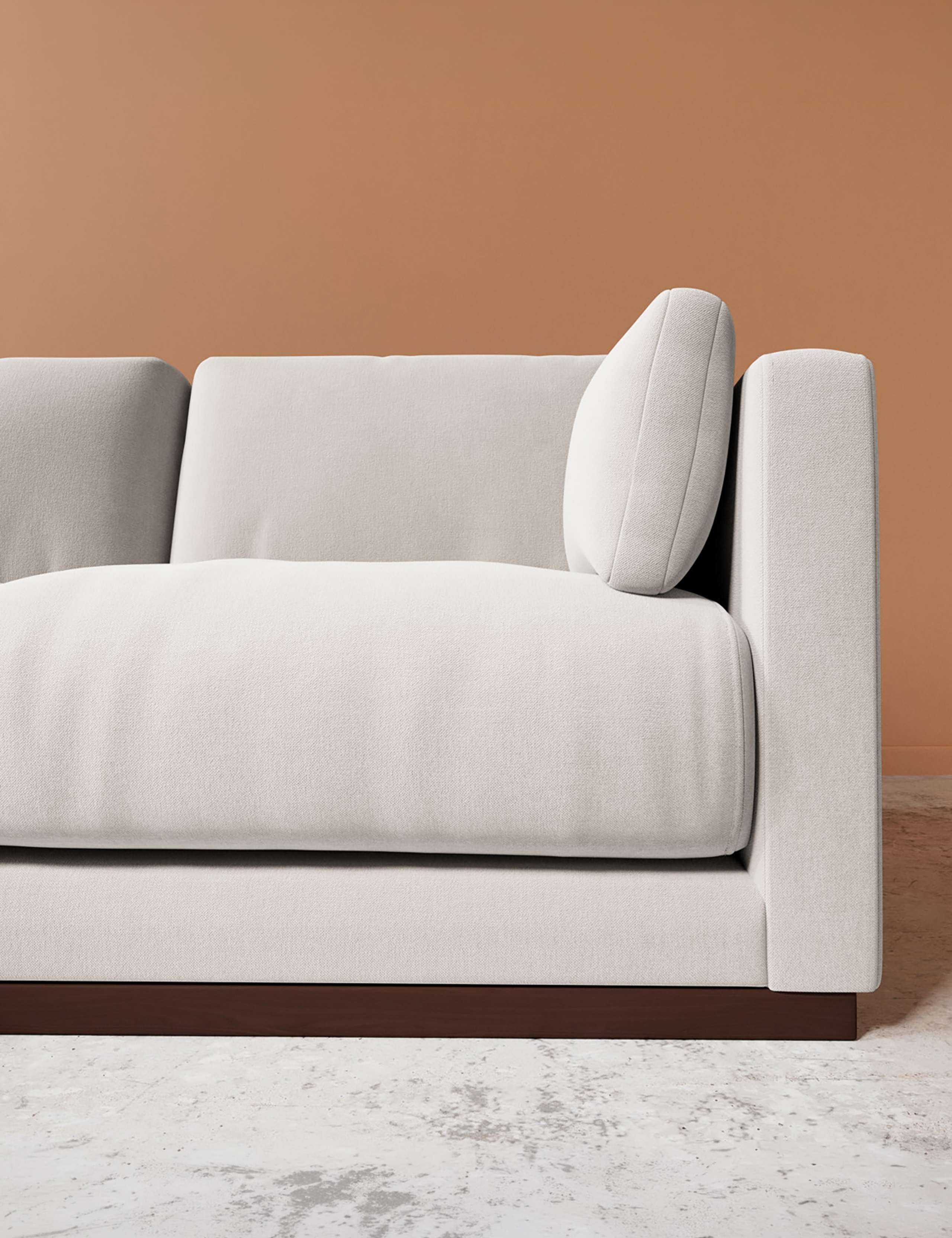 Crushed Velvet Left Corner Sofa 2 of 6