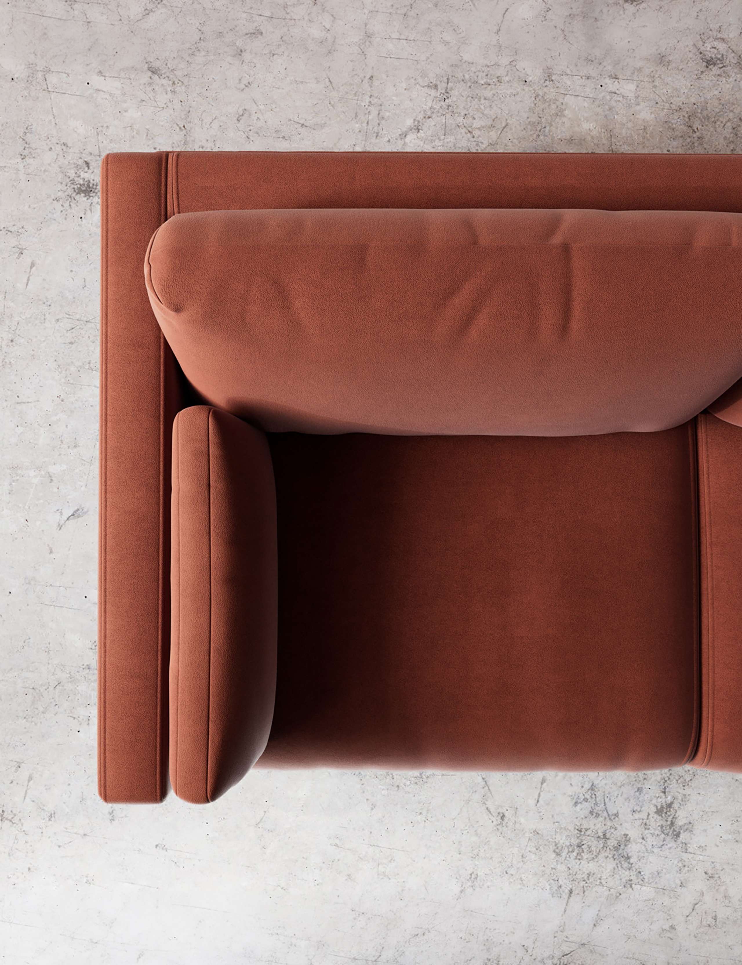 Easy Velvet 2 Seater Sofa 2 of 6