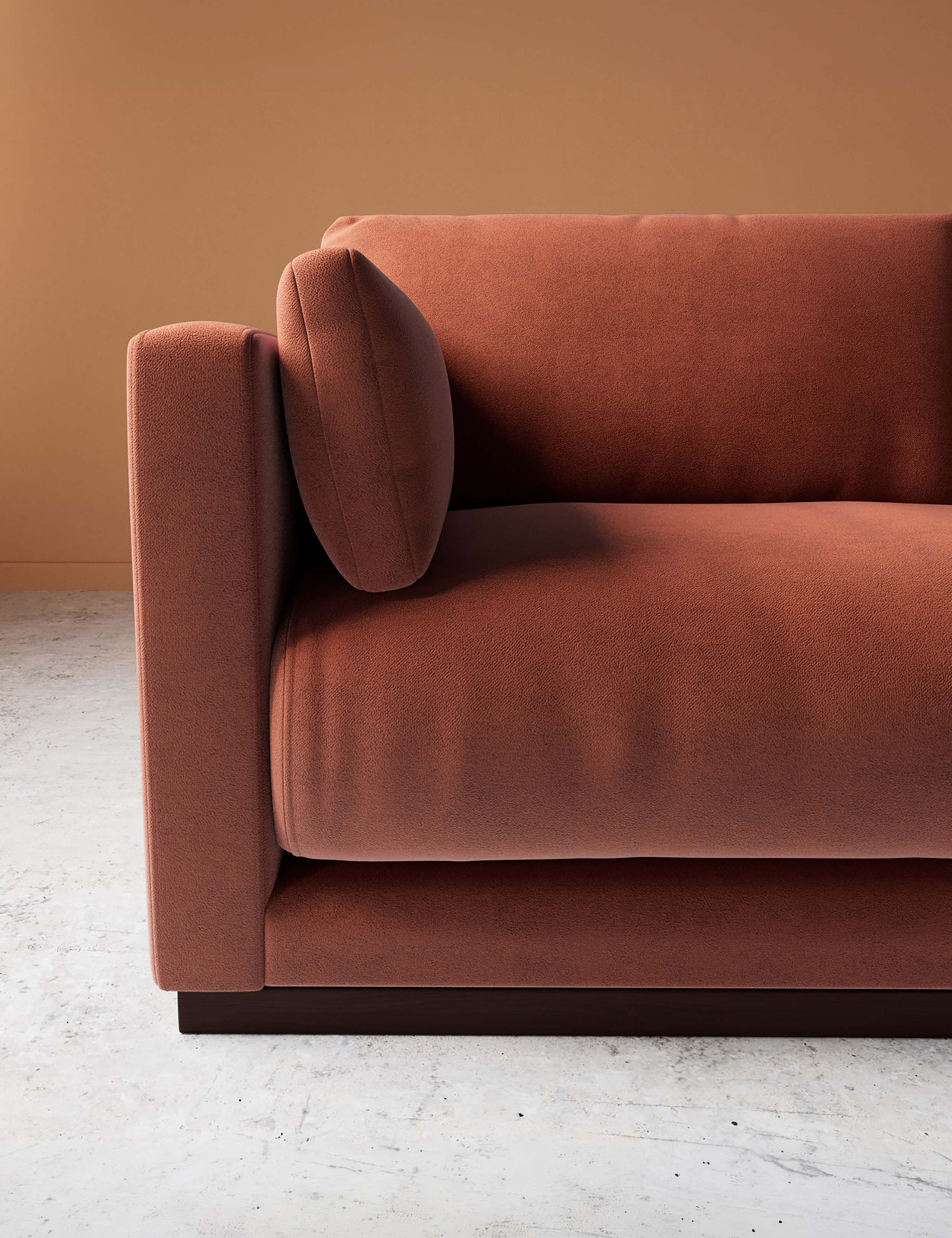 Easy Velvet 2 Seater Sofa 3 of 6