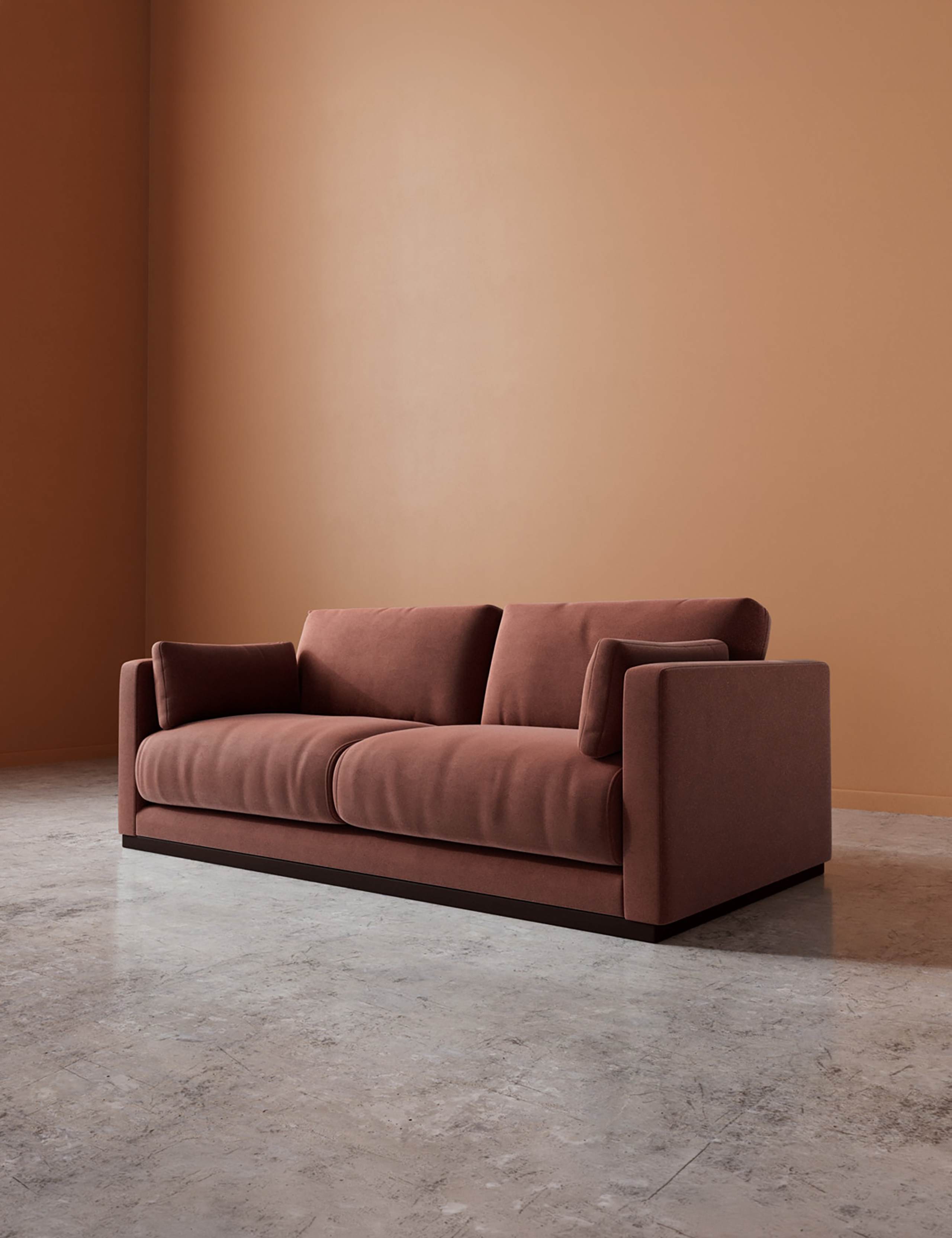 Easy Velvet 2 Seater Sofa 5 of 6