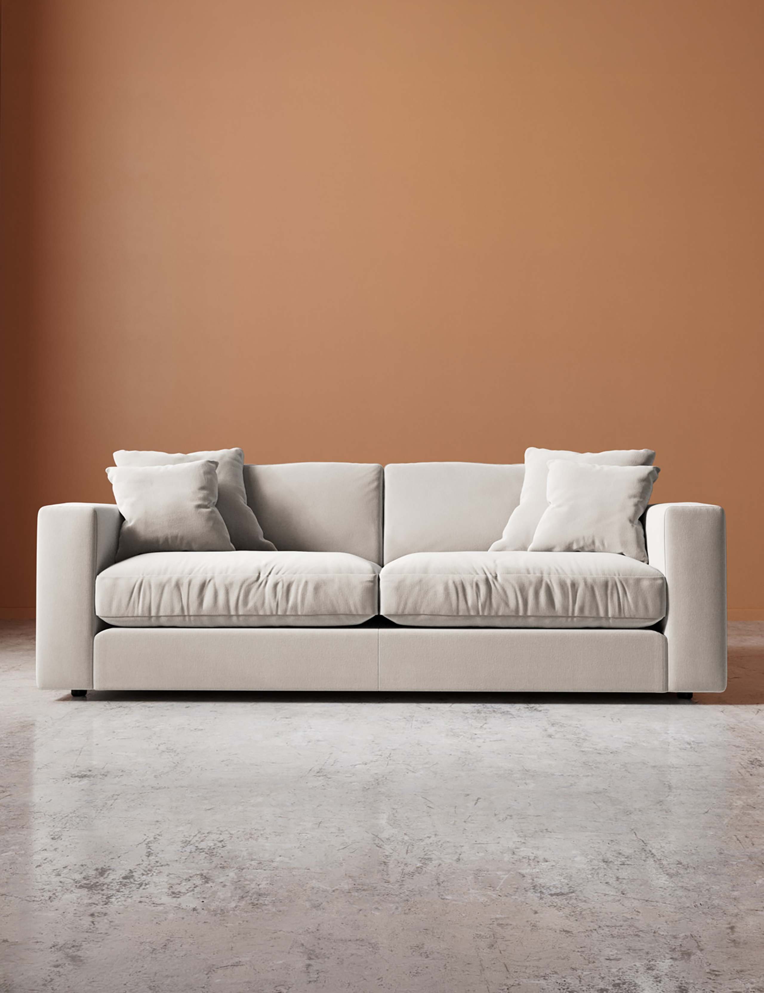 Crushed Velvet 3 Seater Sofa 1 of 6