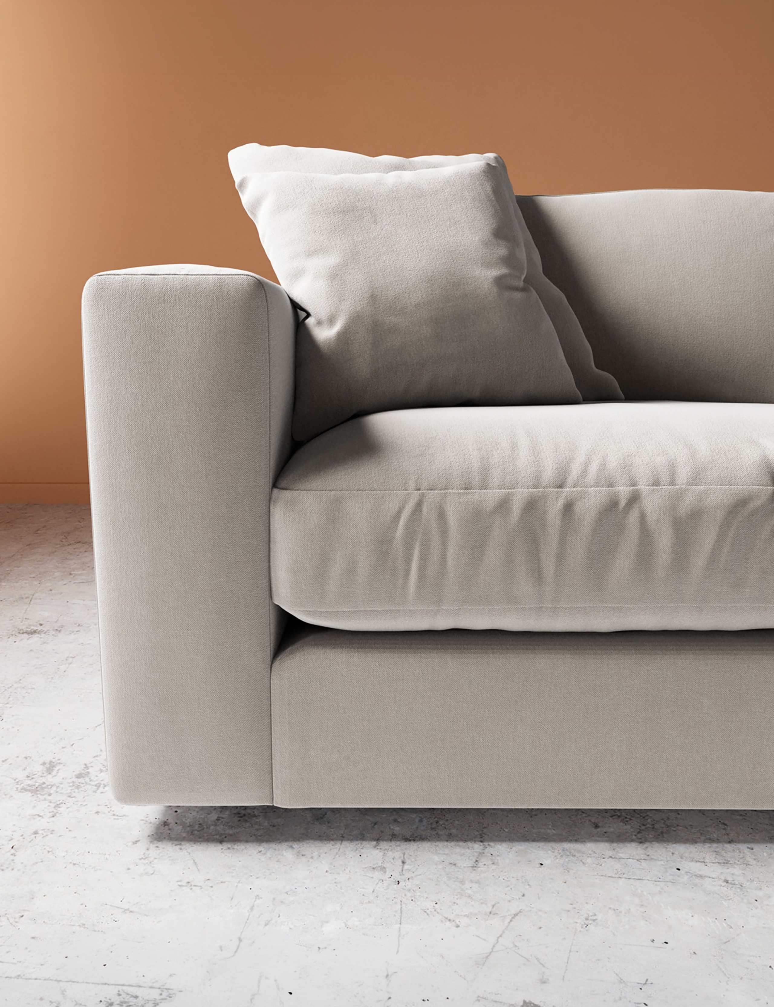 Crushed Velvet 3 Seater Sofa 2 of 6