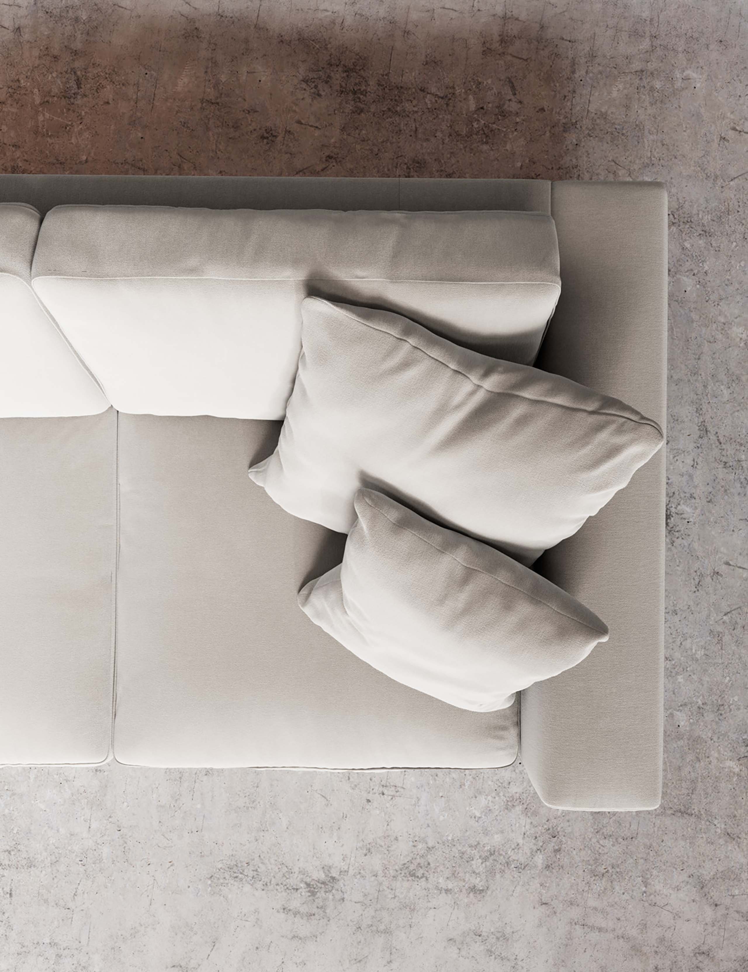 Crushed Velvet Corner Sofa 3 of 6