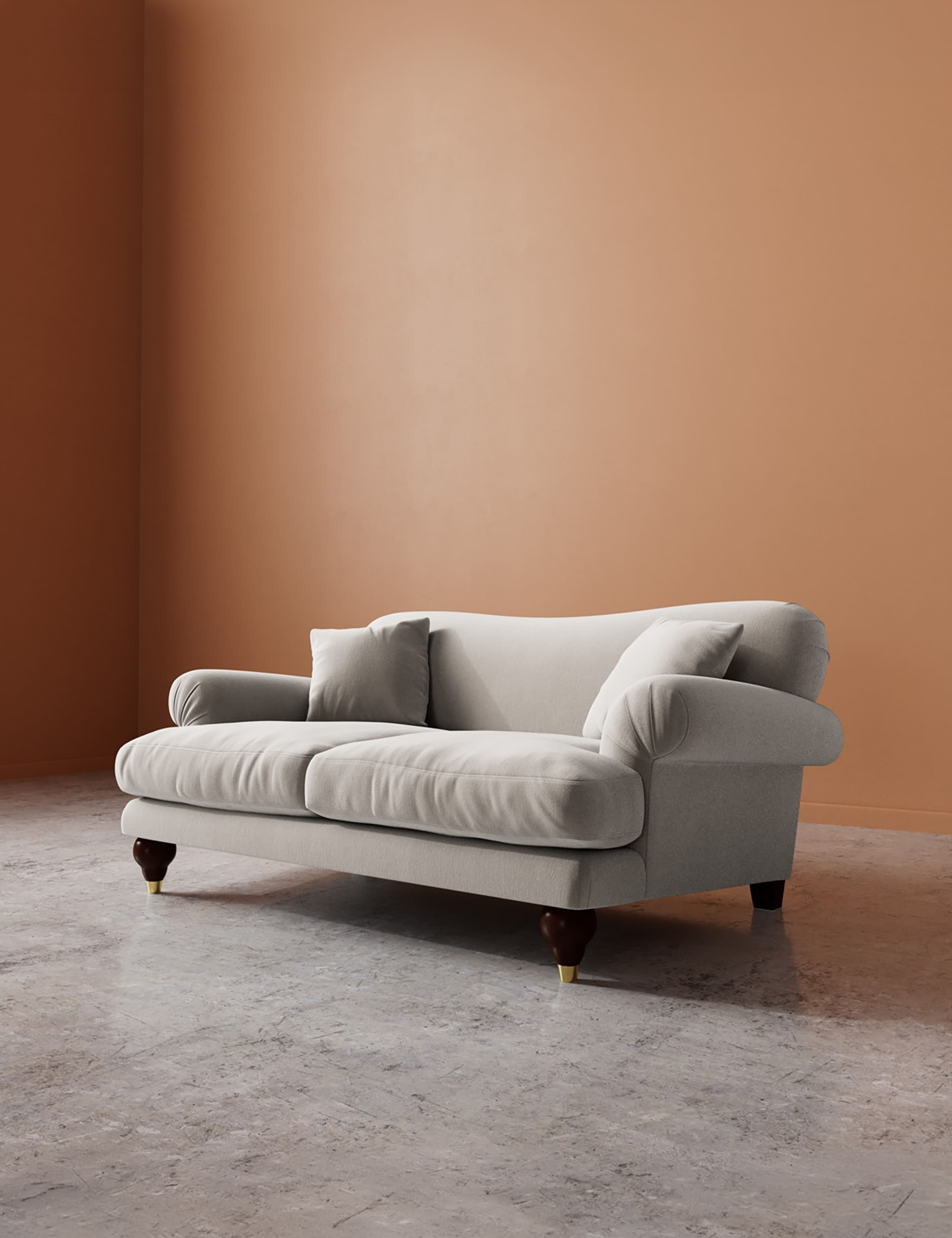 Willows Crushed Velvet 2 Seater Sofa 5 of 5