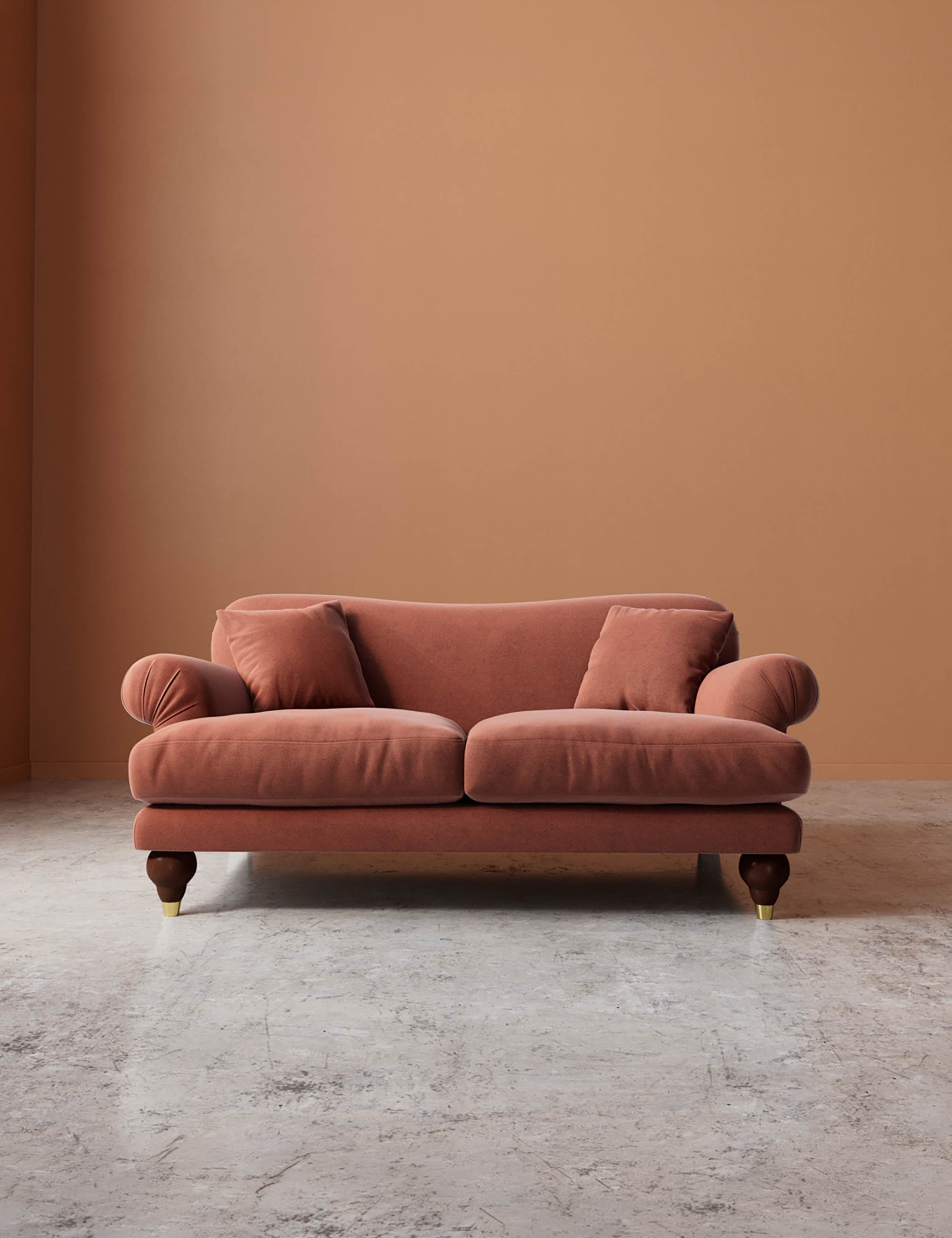 Willows Easy Velvet 2 Seater Sofa 1 of 5