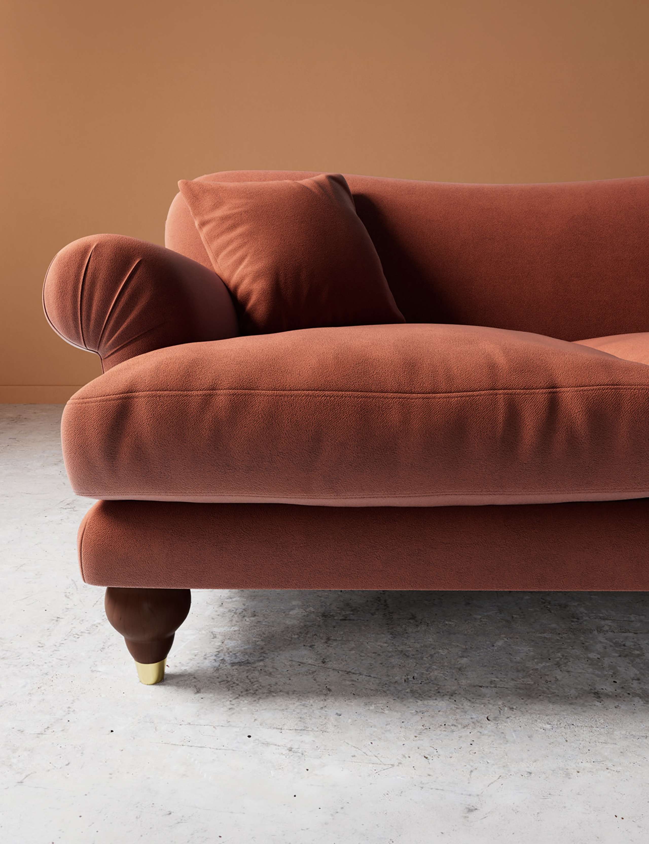 Willows Easy Velvet 2 Seater Sofa 2 of 5