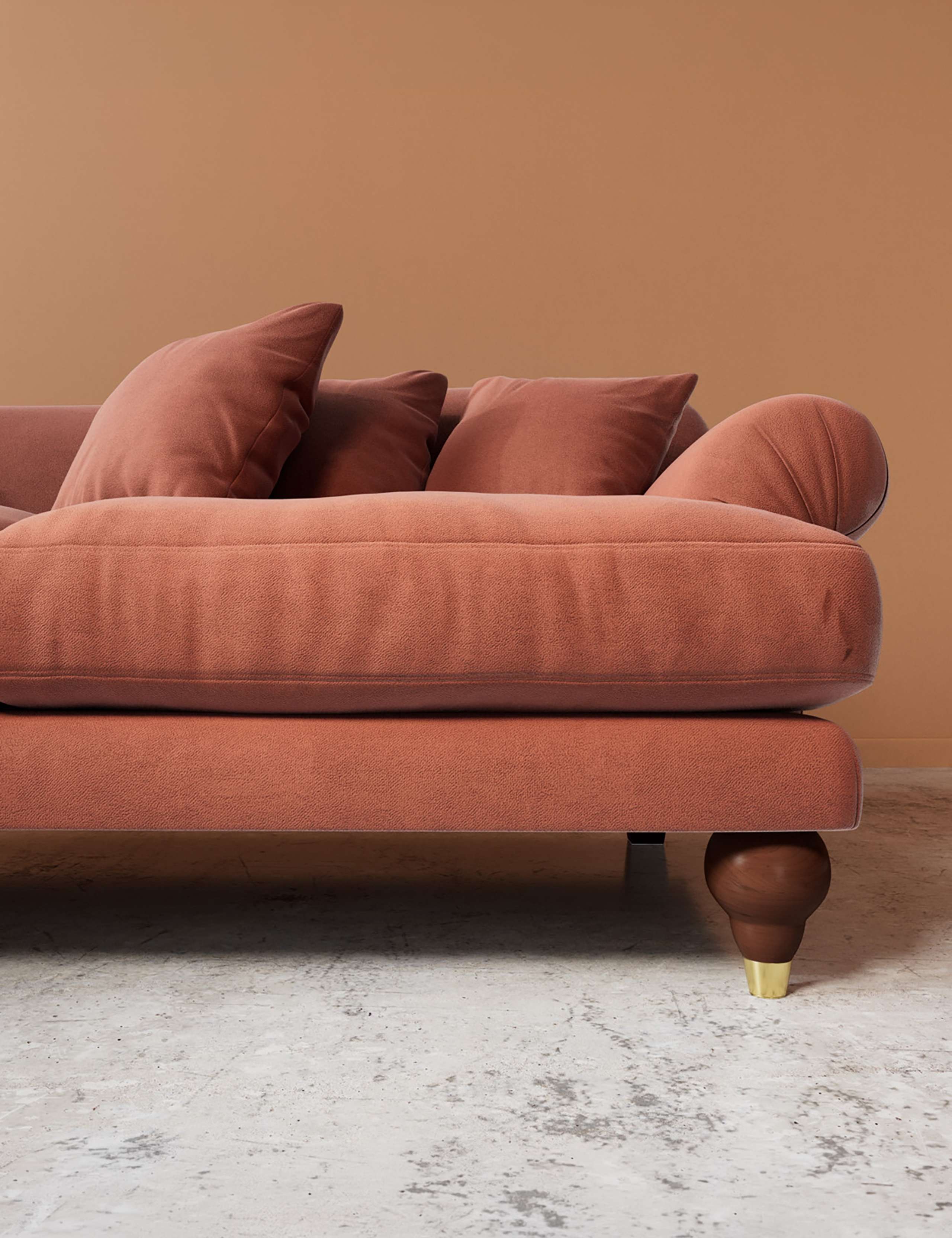 Willows Easy Velvet Left Corner Sofa 2 of 5