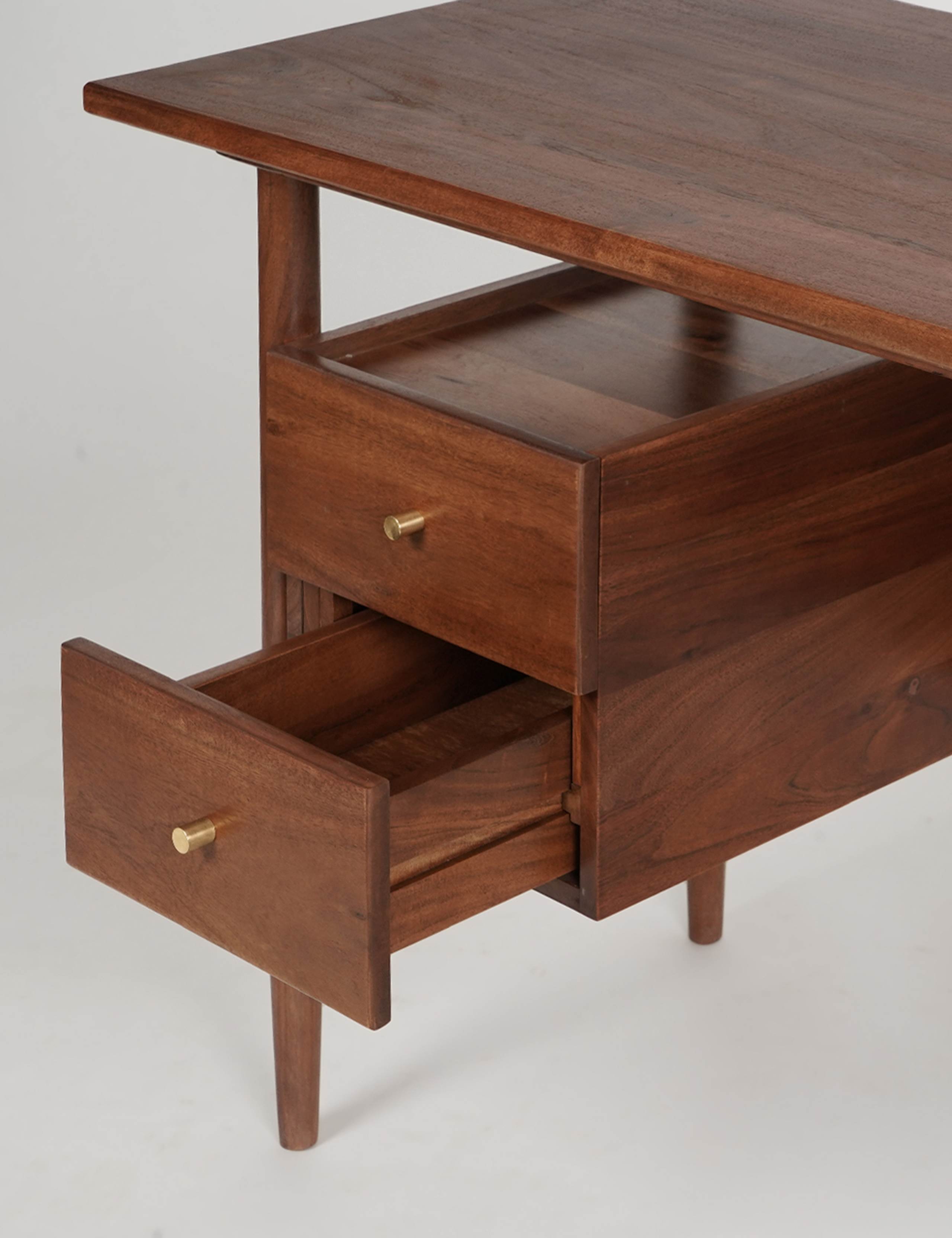 Hewinson Acacia Wood Desk 3 of 5