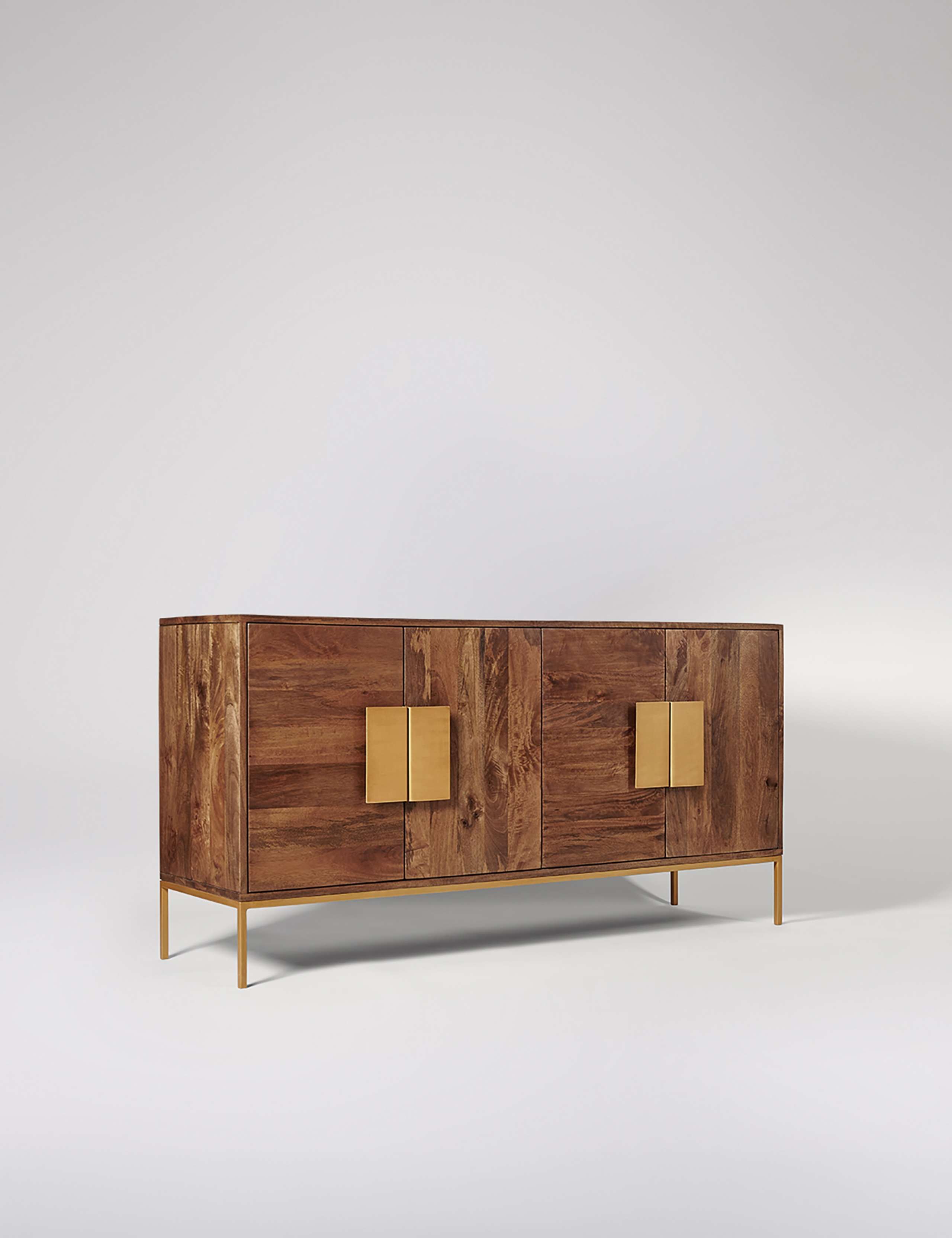 Banner Mango Wood 4 Door Sideboard 2 of 6