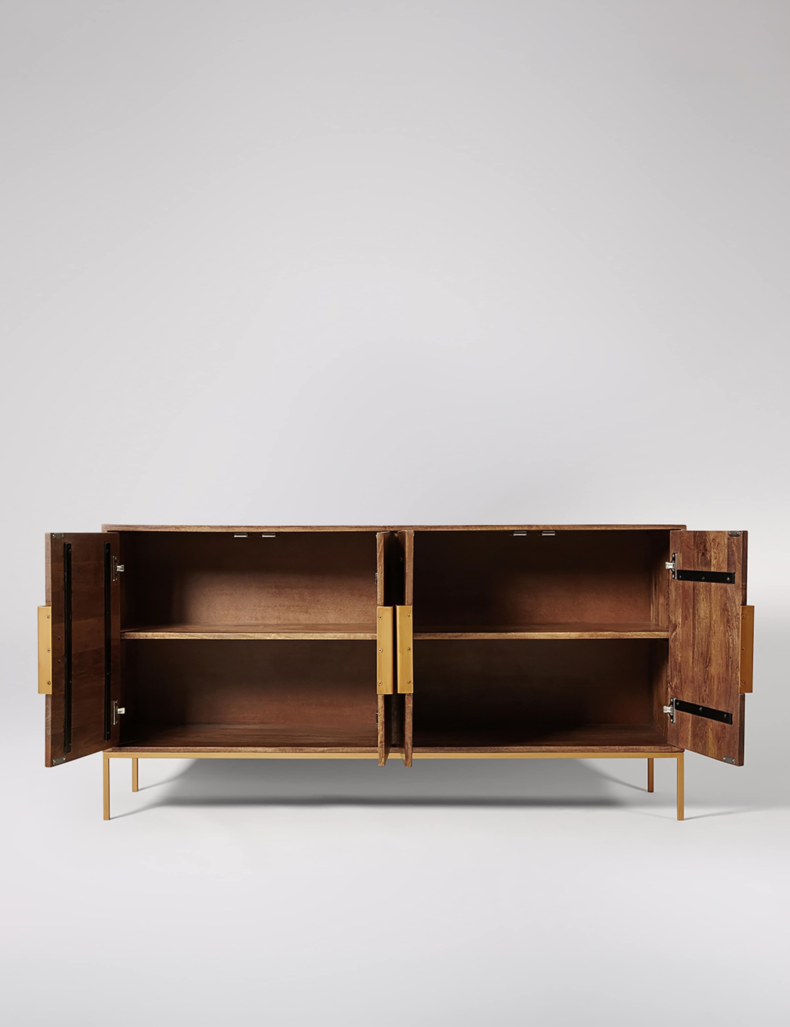 Banner Mango Wood 4 Door Sideboard 3 of 6