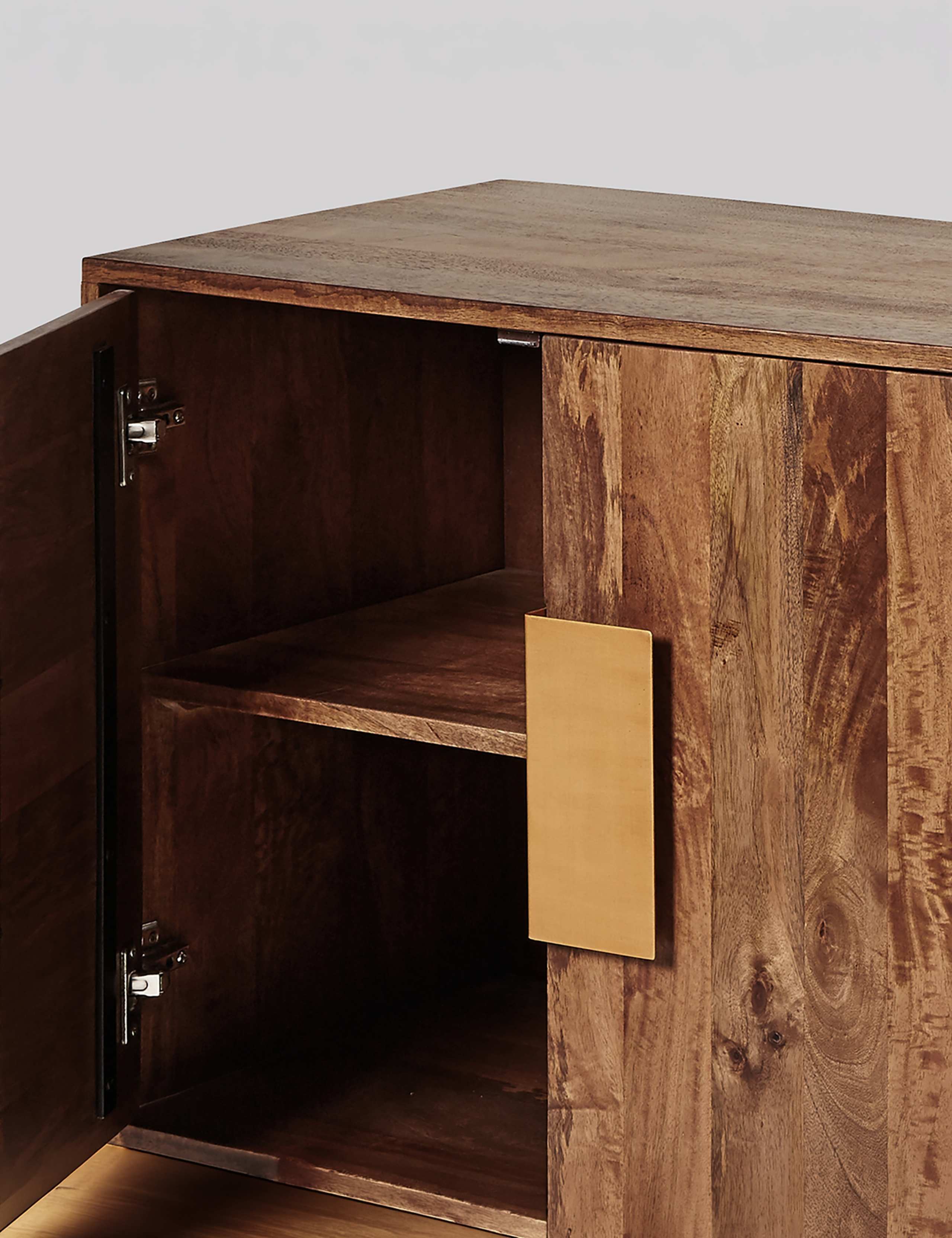 Banner Mango Wood 4 Door Sideboard 4 of 6