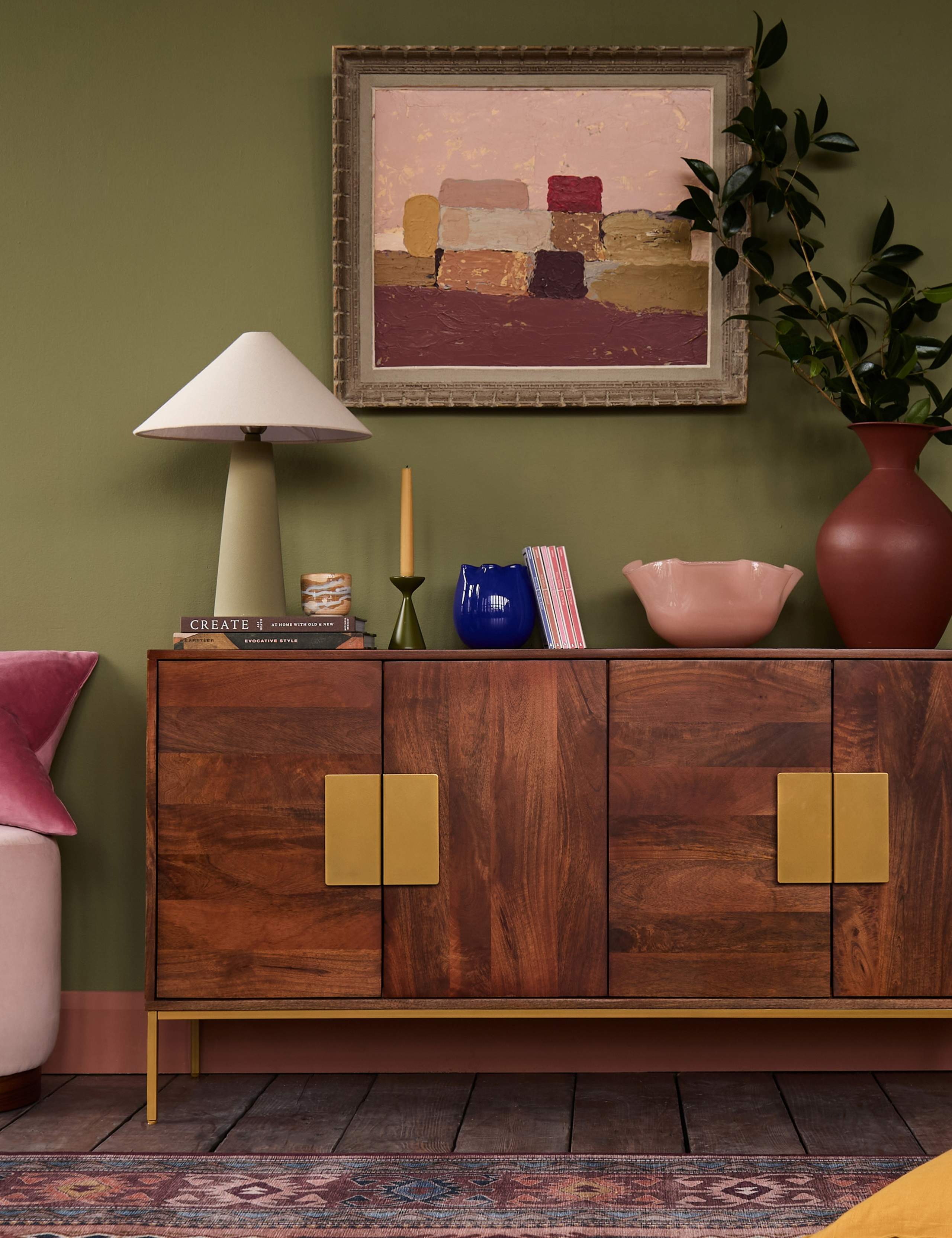 Banner Mango Wood 4 Door Sideboard 5 of 6