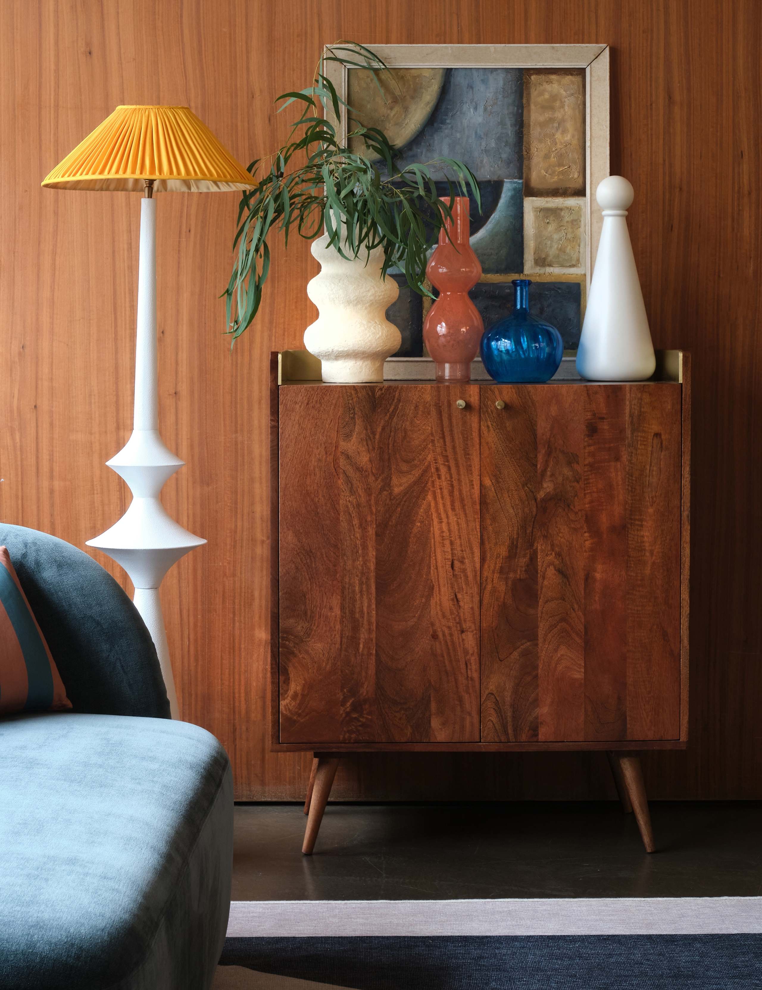 Fresco Mango Wood 2 Door Cabinet 4 of 5
