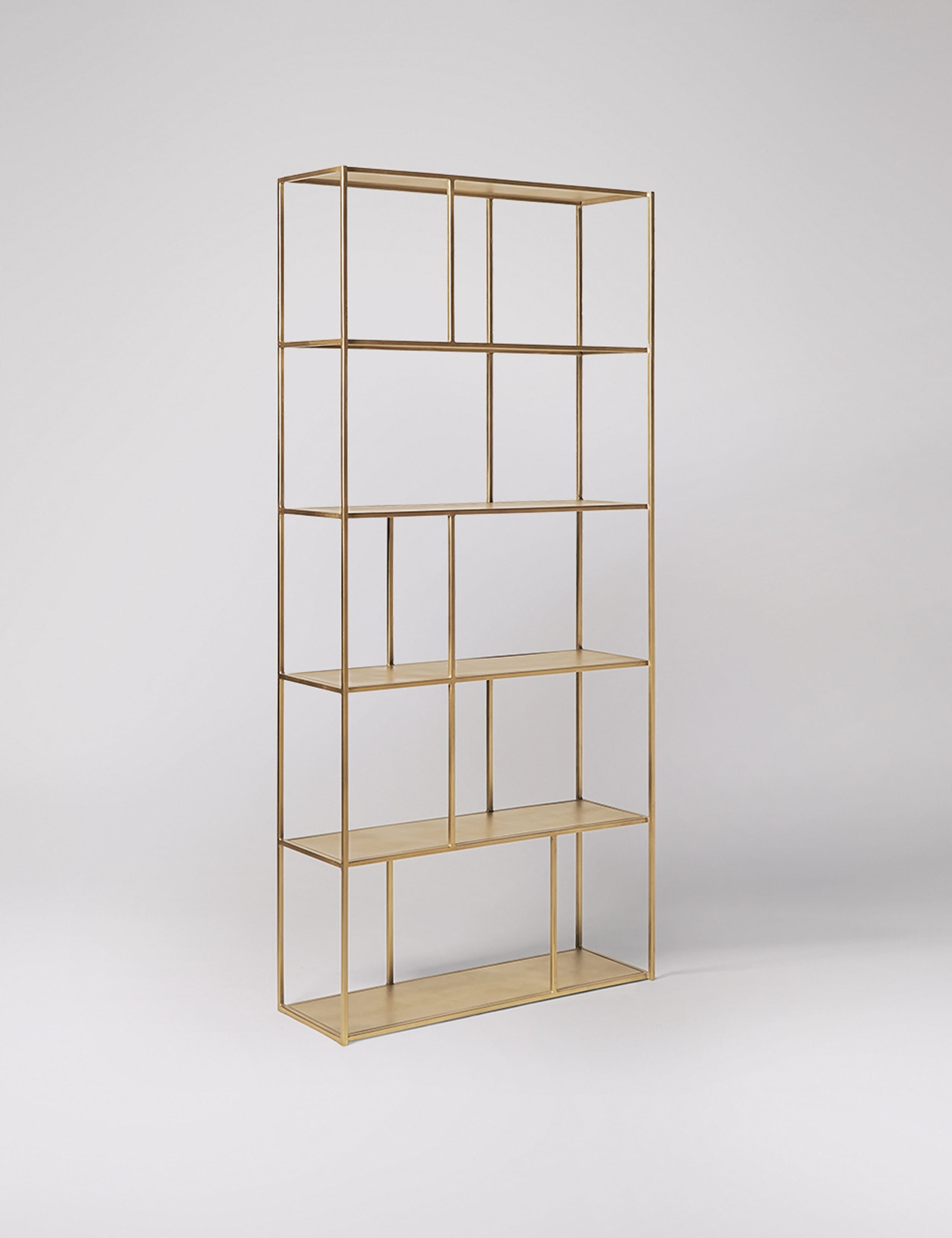 Aero Brass Effect Metal Shelving Unit 2 of 5