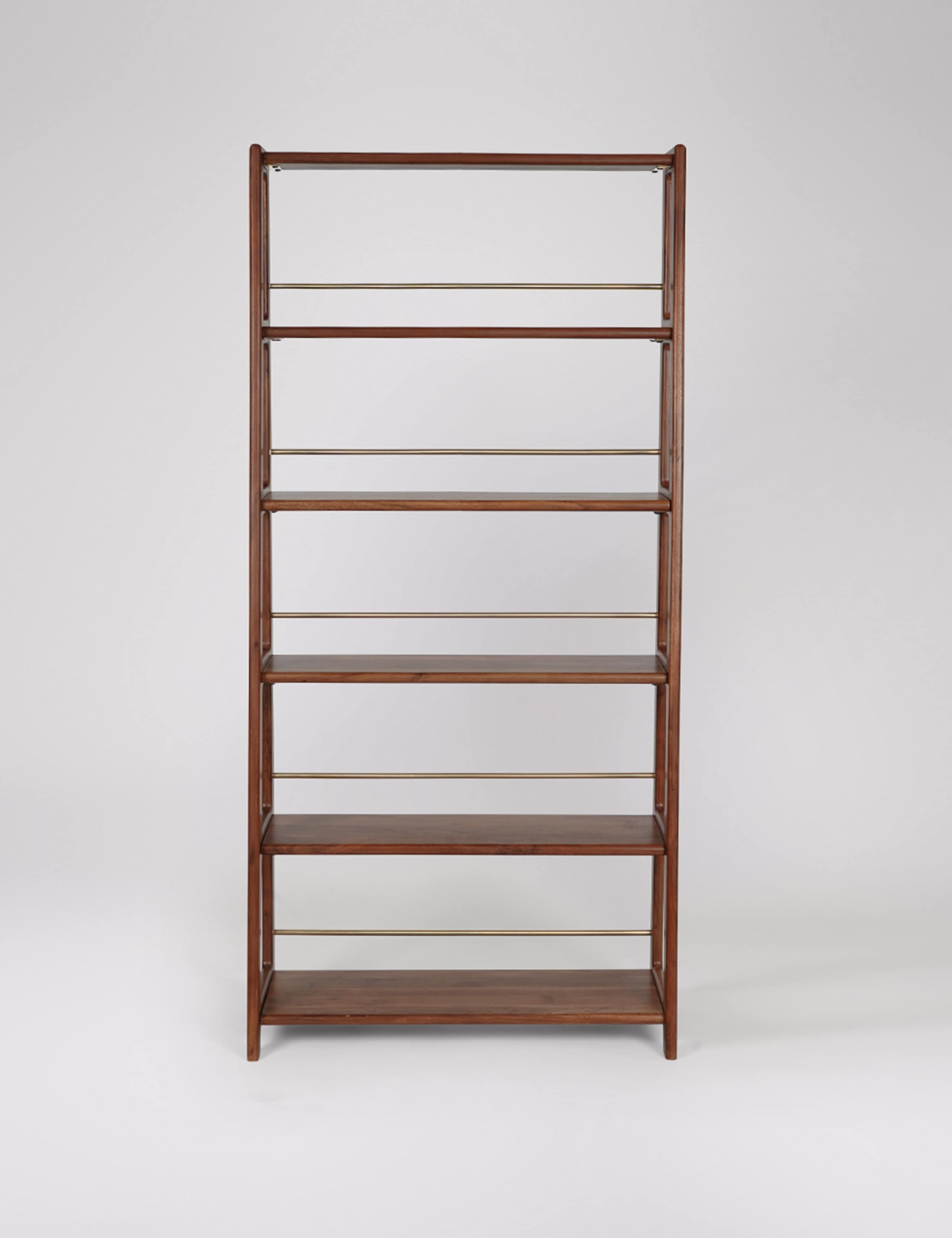 Noah Acacia Wood Wide Shelving 2 of 3