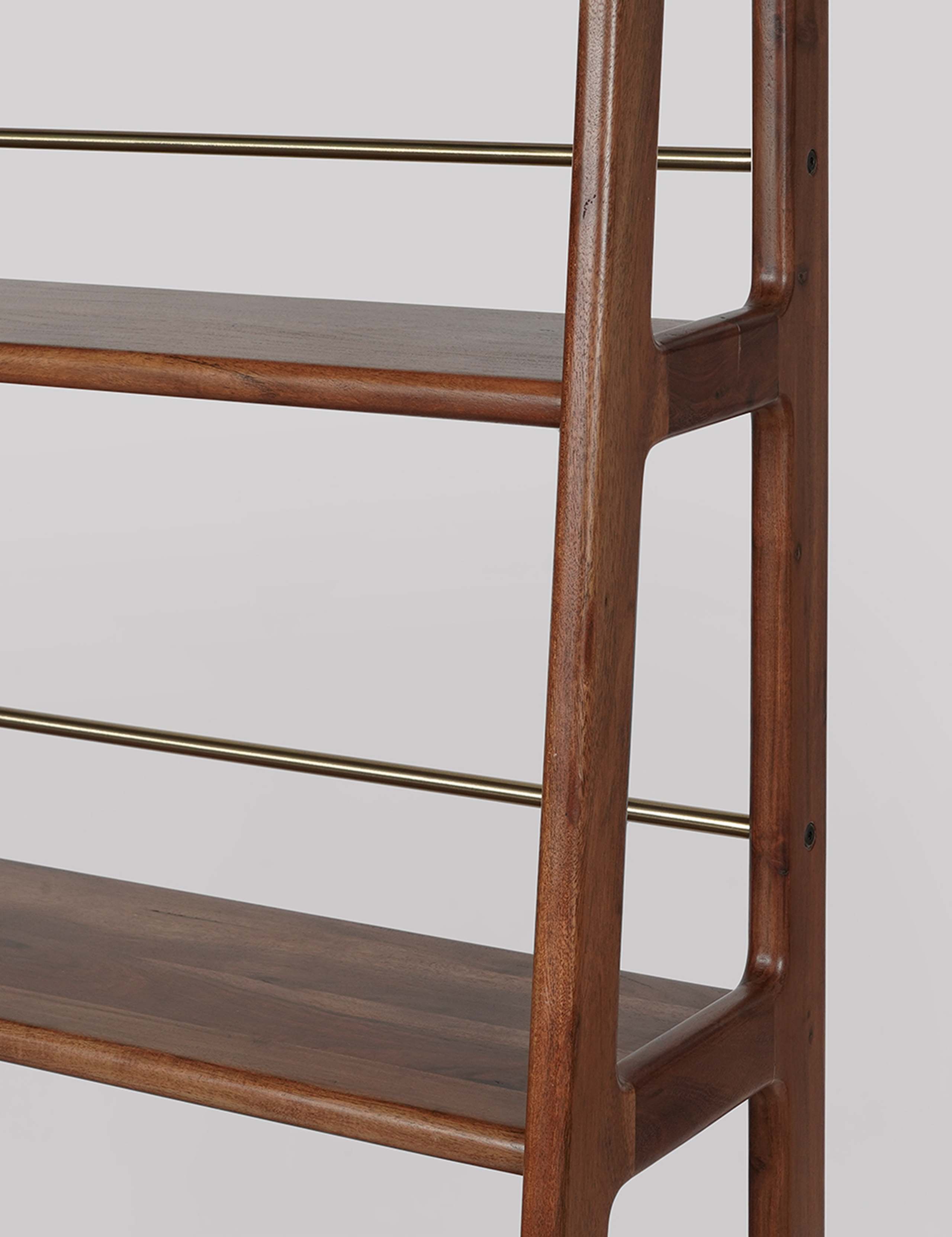 Noah Acacia Wood Wide Shelving 3 of 3