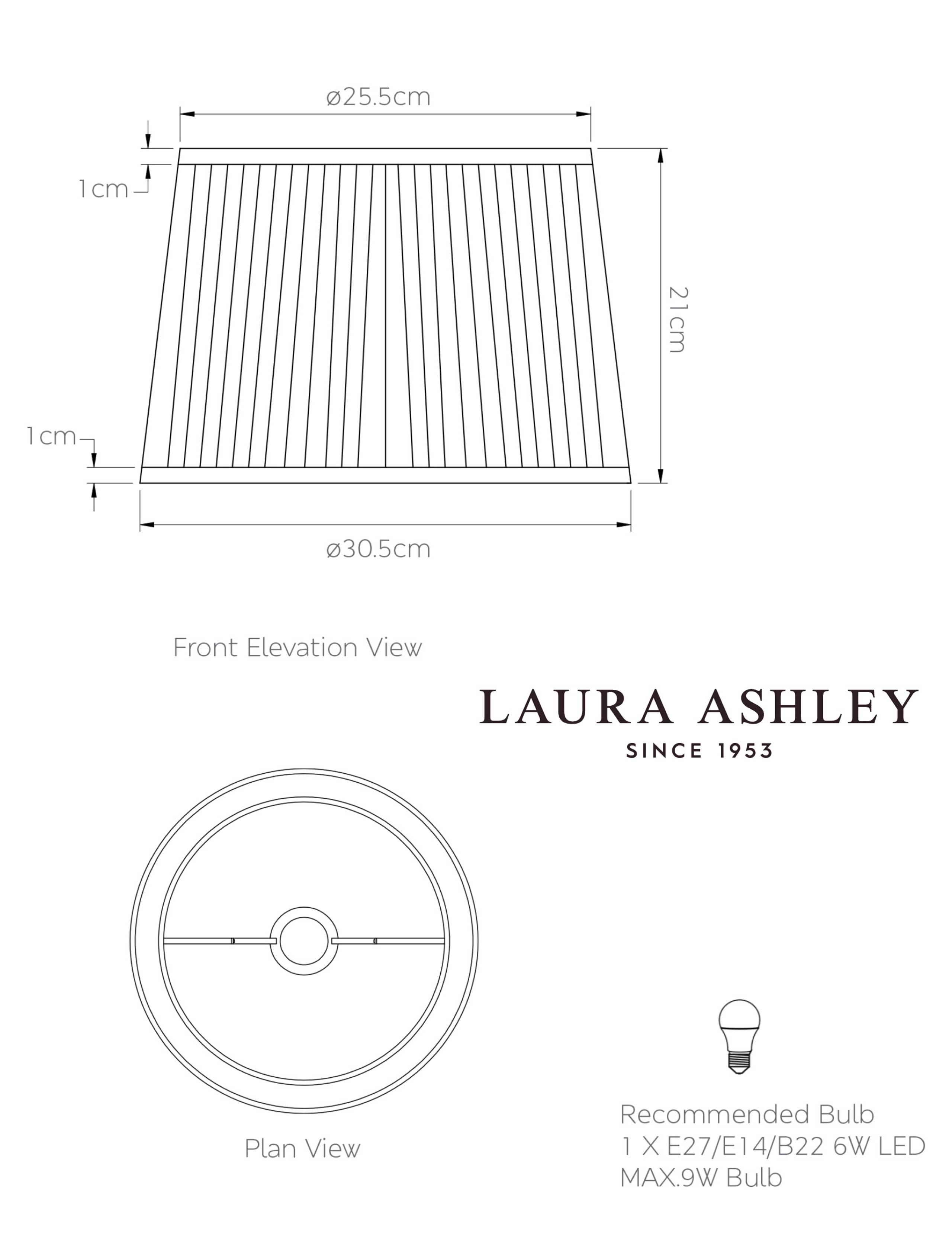 Hemsley Pleated Lamp Shade 4 of 4