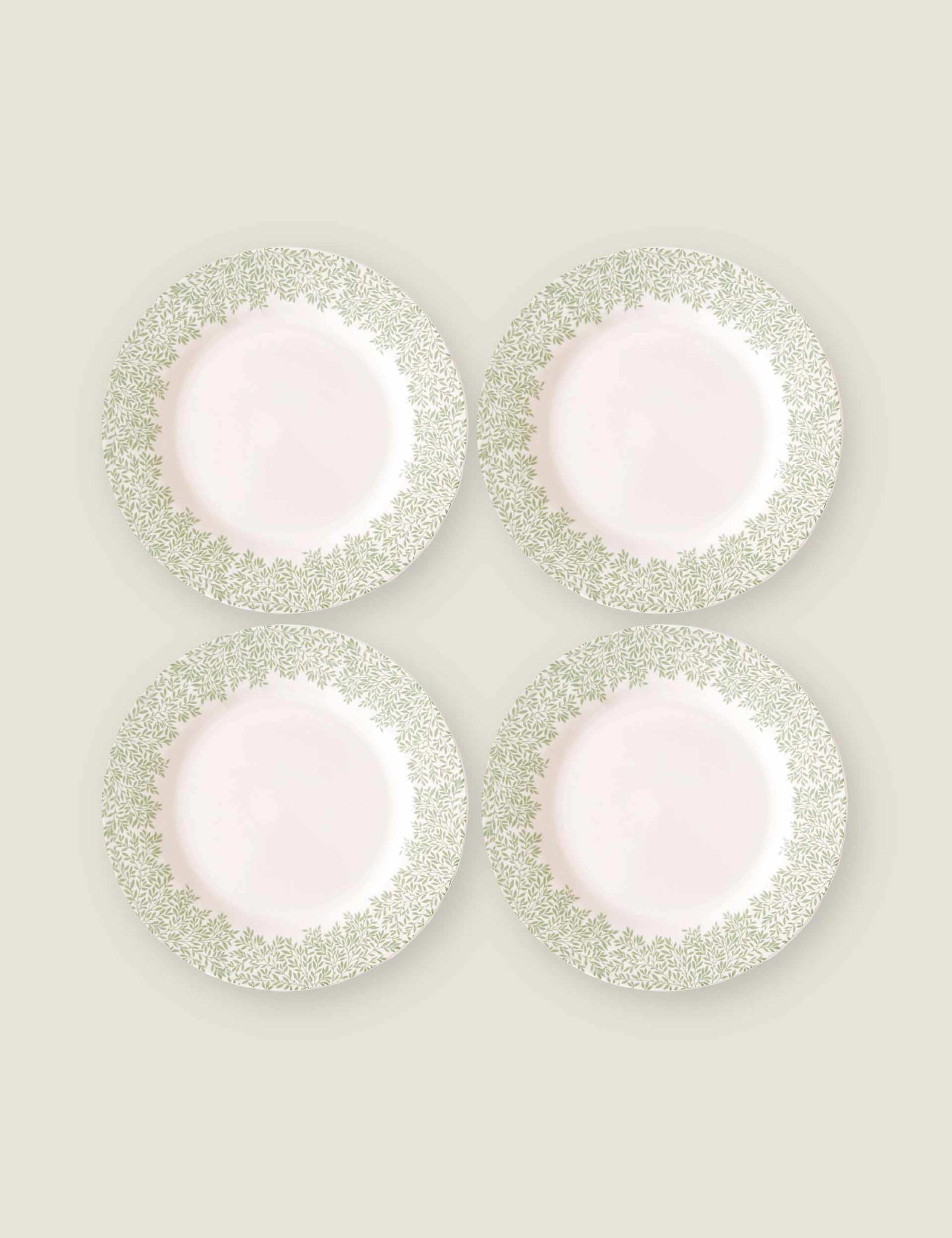 Set of 4 Morris & Co. Standen Dinner Plates 2 of 5