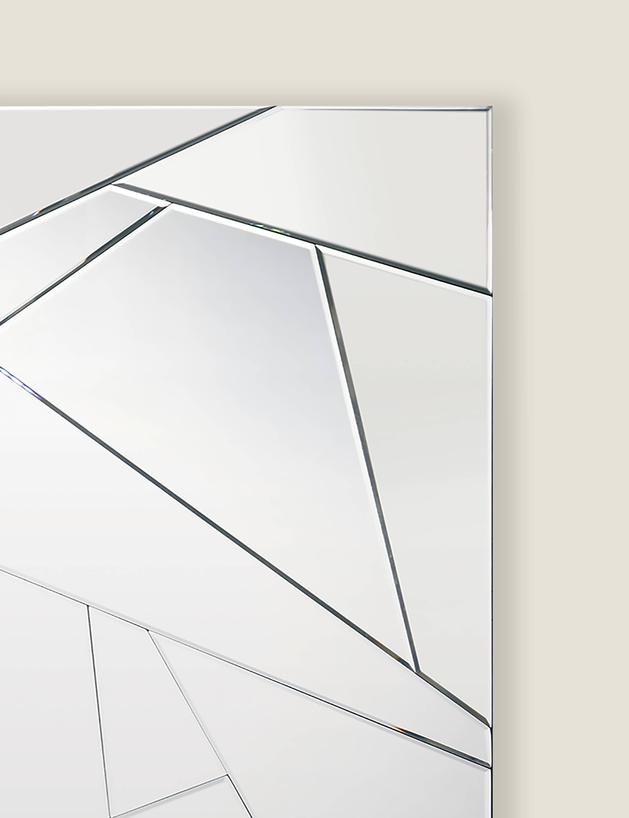 Lecee Rectangular Wall Mirror 2 of 3