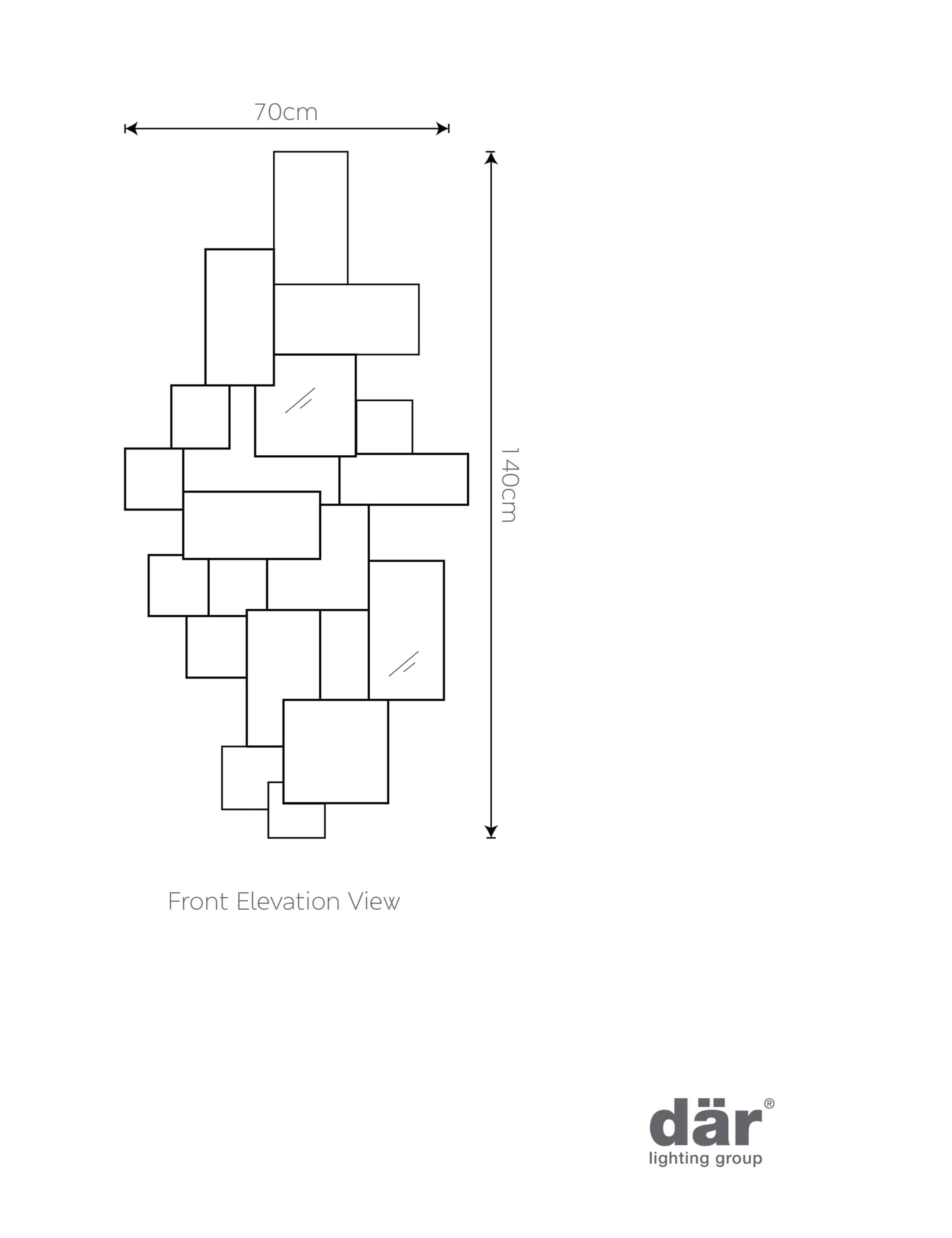Block Wall Mirror 4 of 4