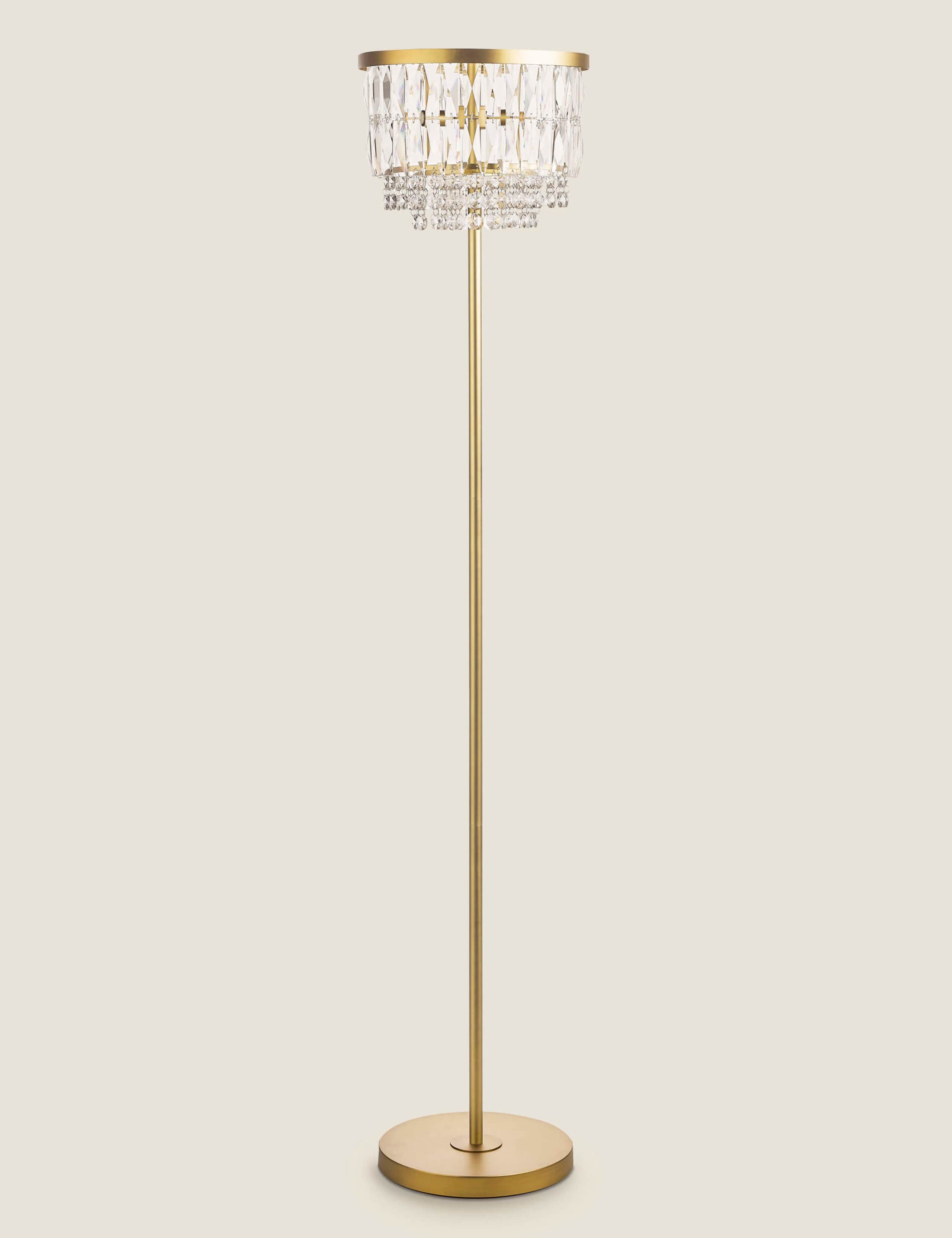 Rhosill Faceted Glass Floor Lamp 5 of 6