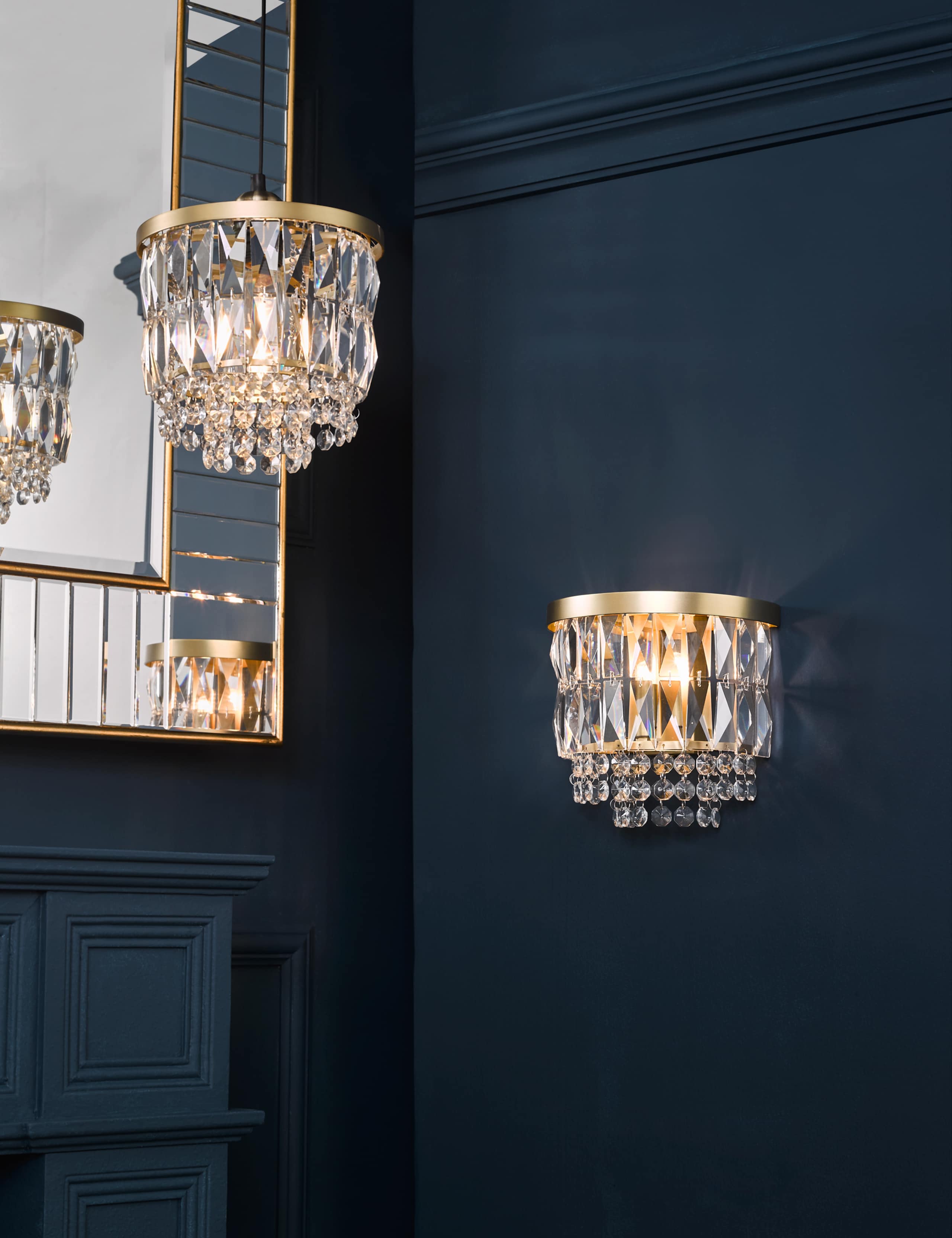 Rhosill Crystal Wall Light 2 of 6