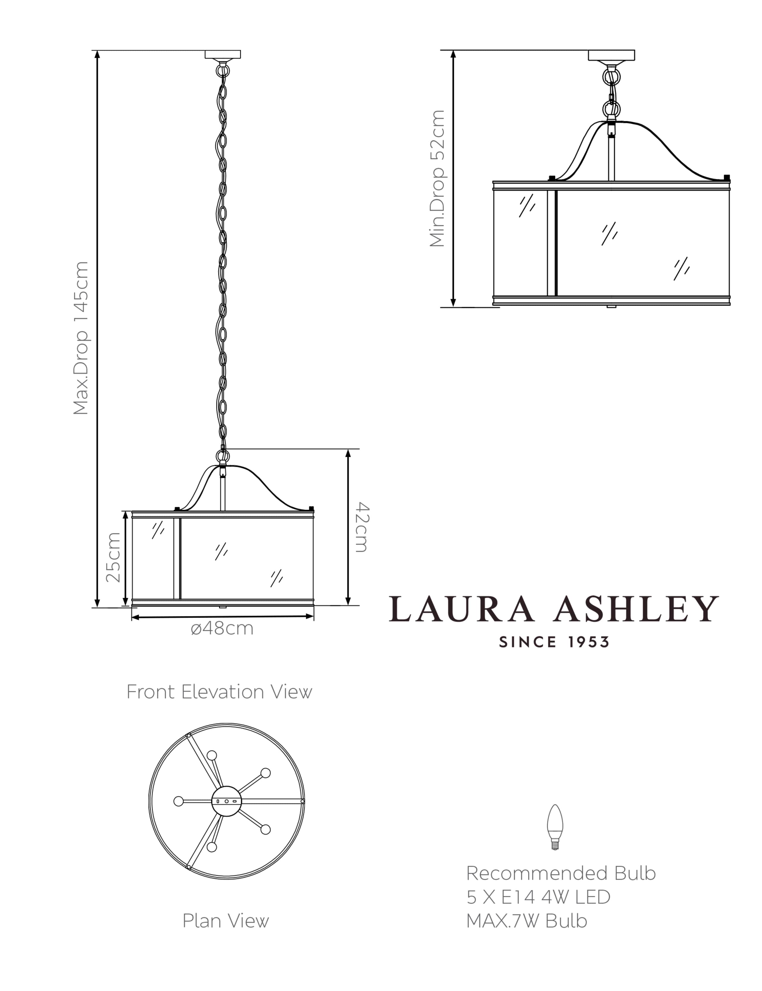 Harrington Metal Multi Pendant Light 5 of 5