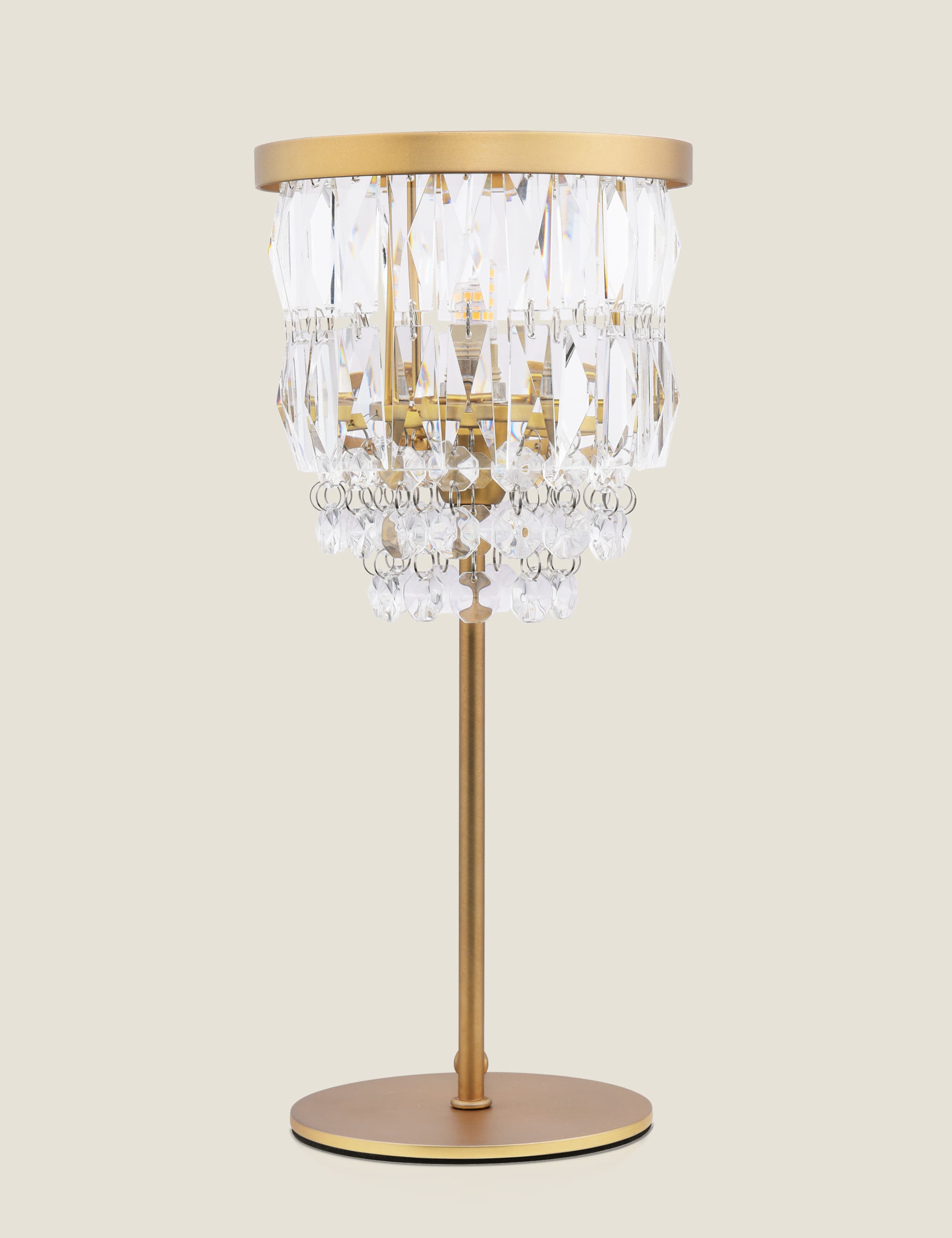 Rhosill Faceted Glass Table Lamp 4 of 5