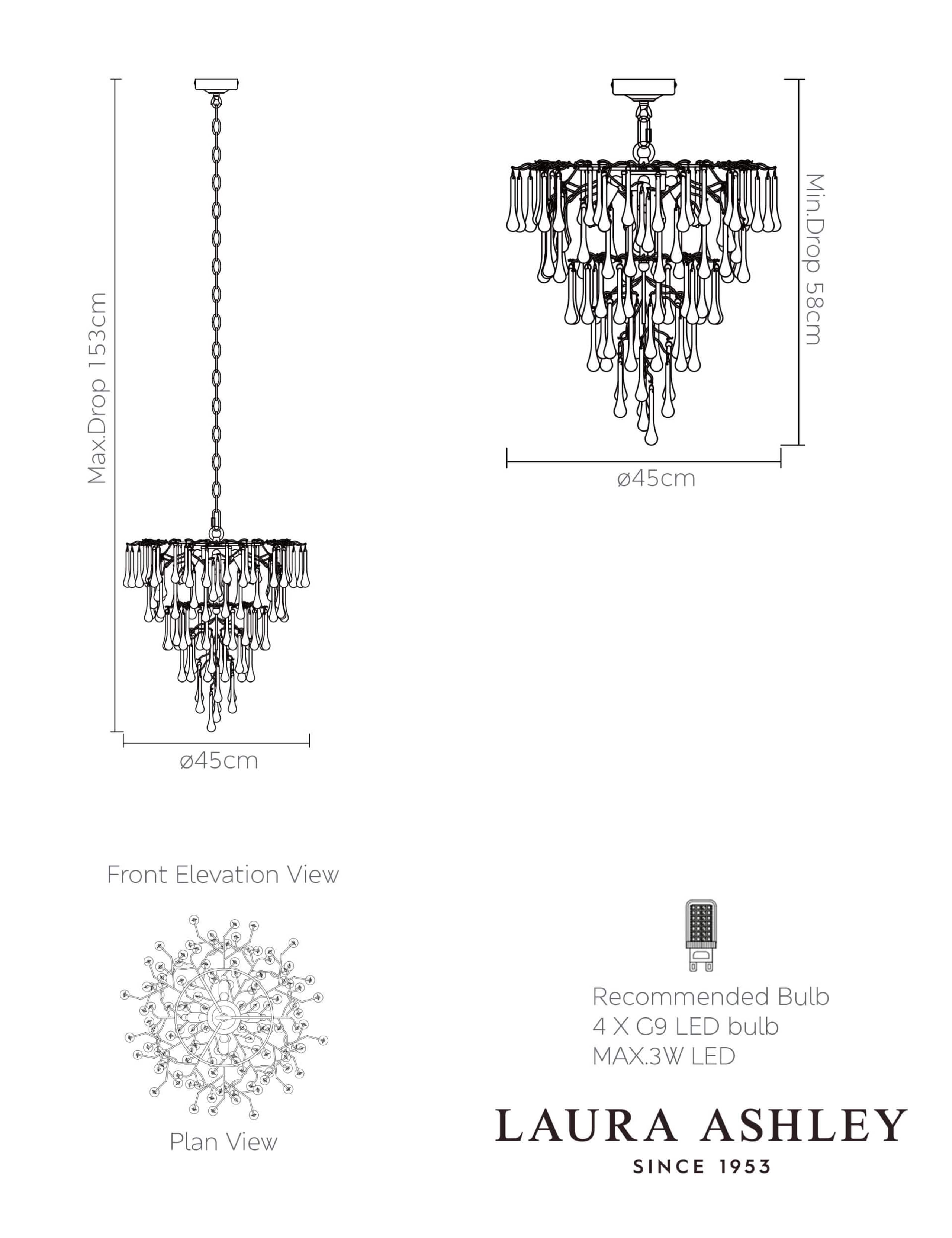 Willow Droplet Pendant Light 6 of 6