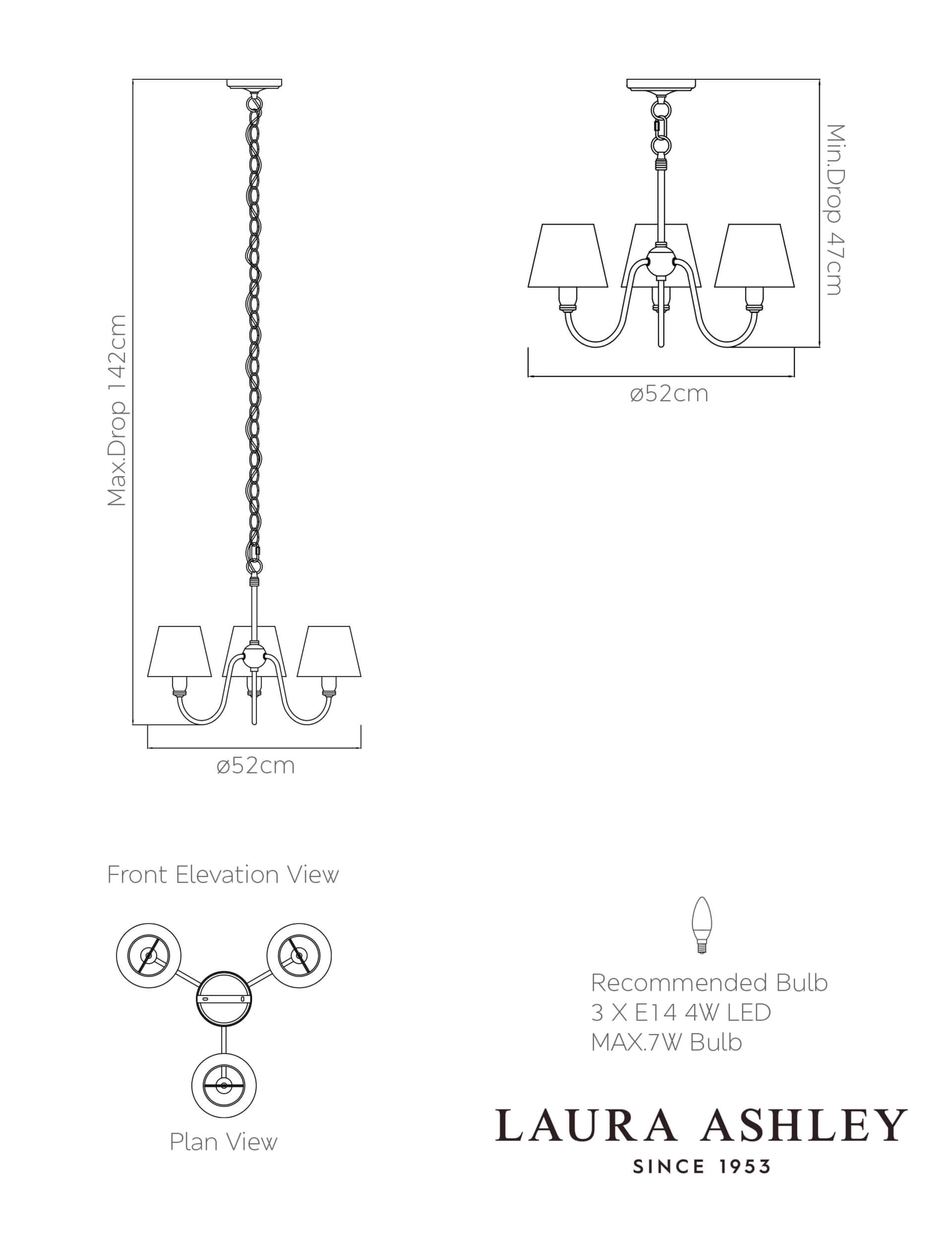 Westbourne 3 Light Pendant Light 6 of 6
