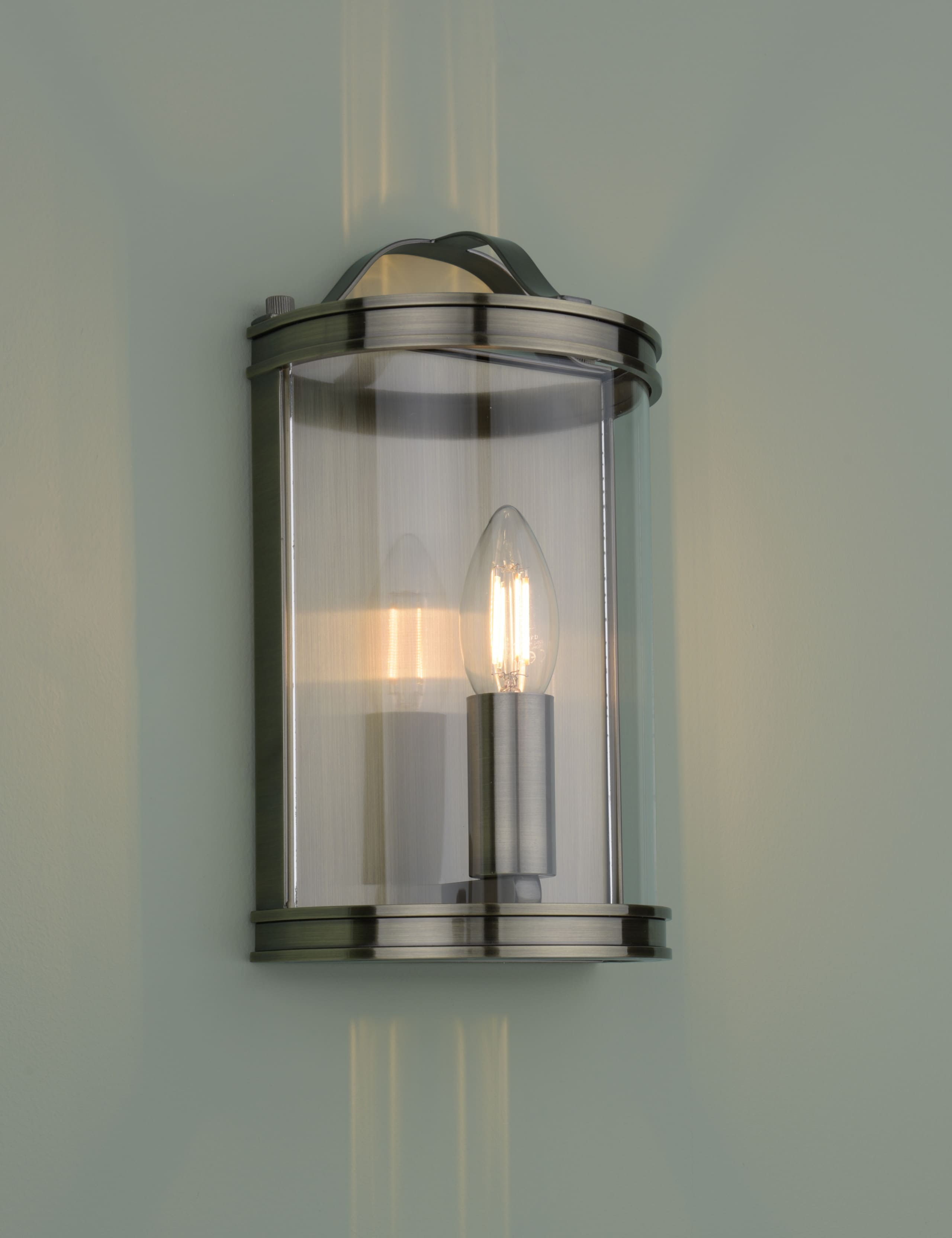 Harrington Metal Flush Wall Light 2 of 5
