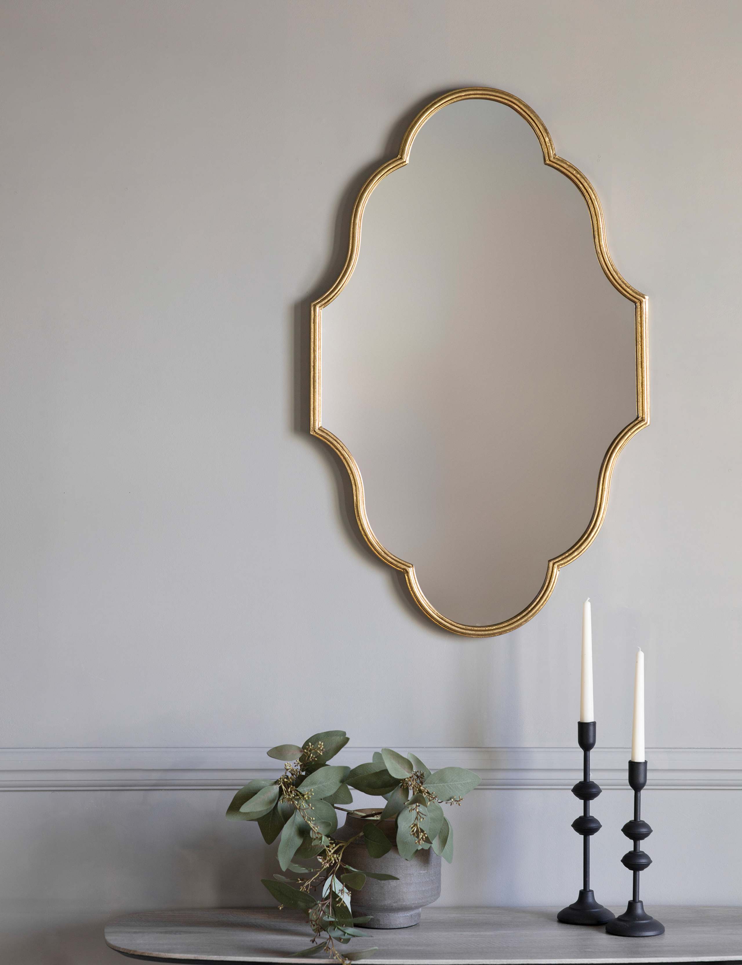 Castello Large Curved Wall Mirror 4 of 4