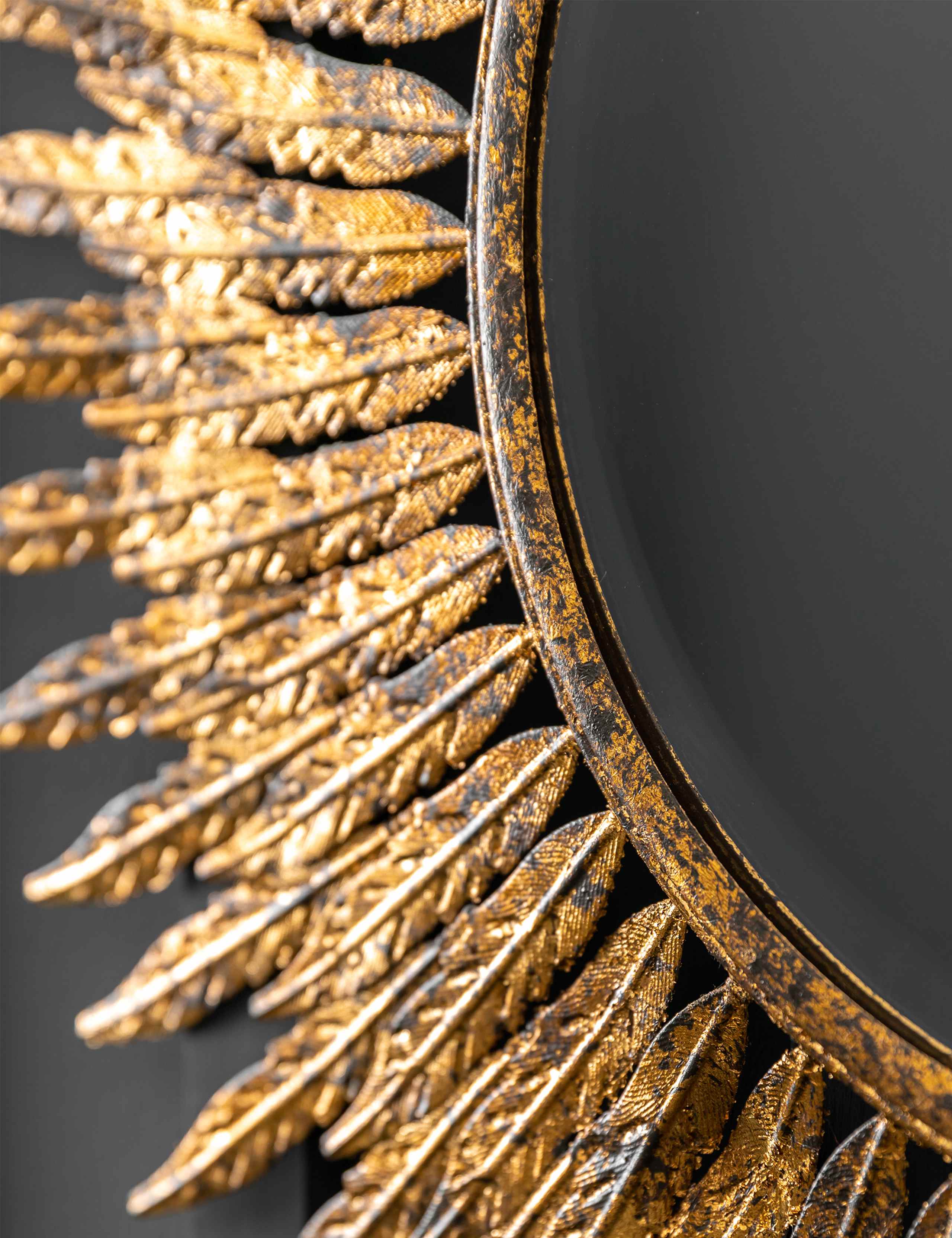Quill Small Round Wall Mirror 3 of 3