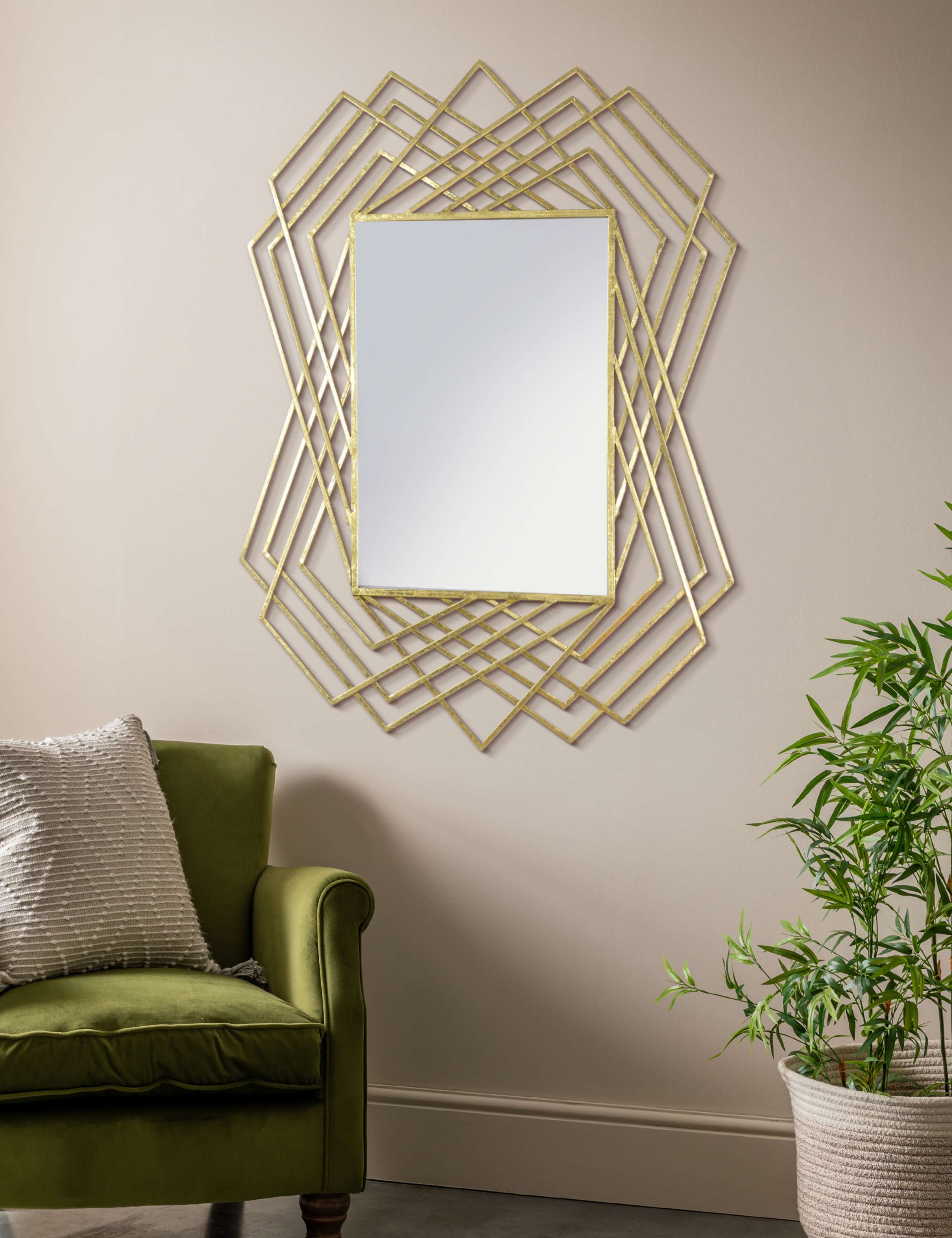 Specter Extra Large Rectangular Wall Mirror 1 of 3