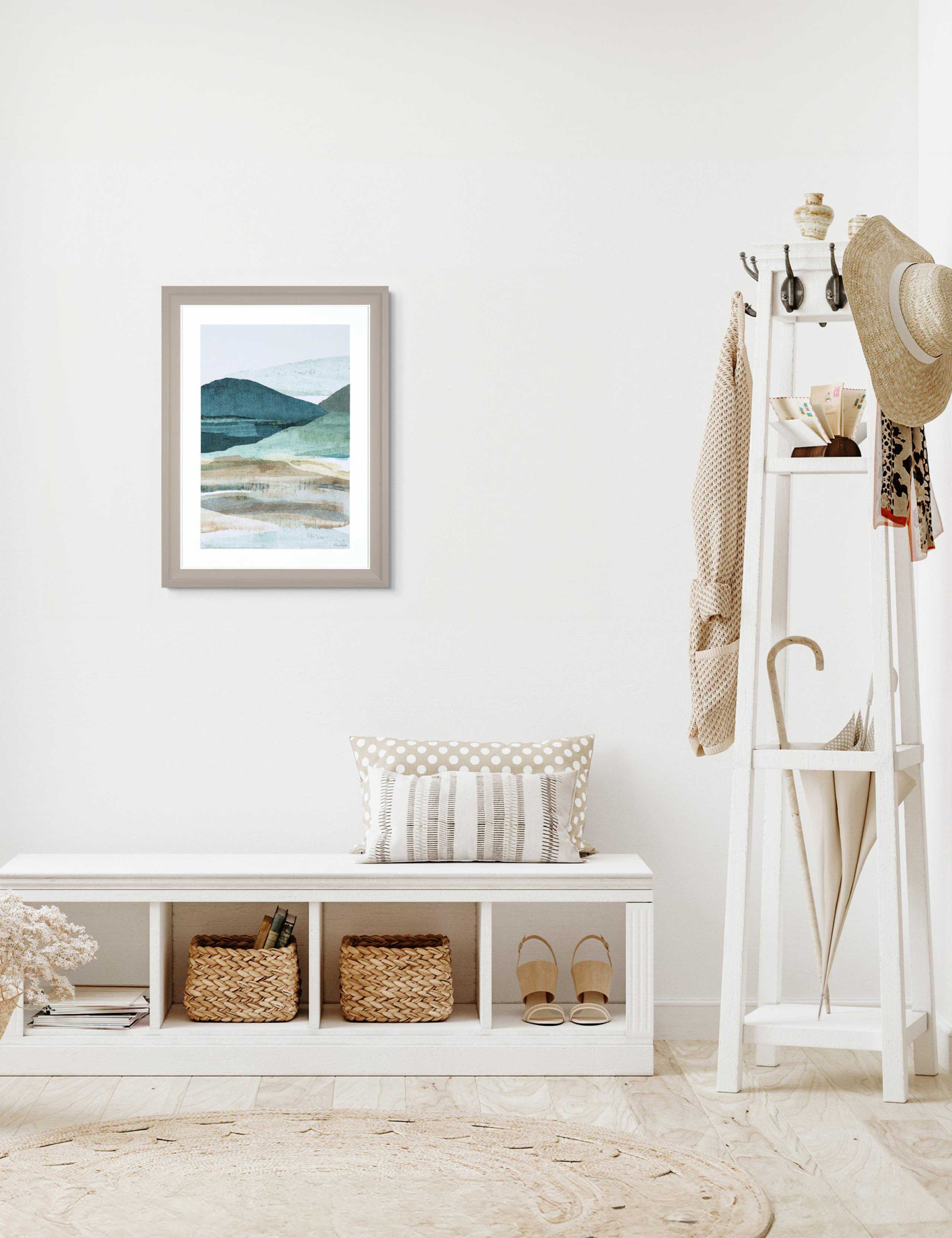 Valley View Landscape Rectangle Framed Art 1 of 2