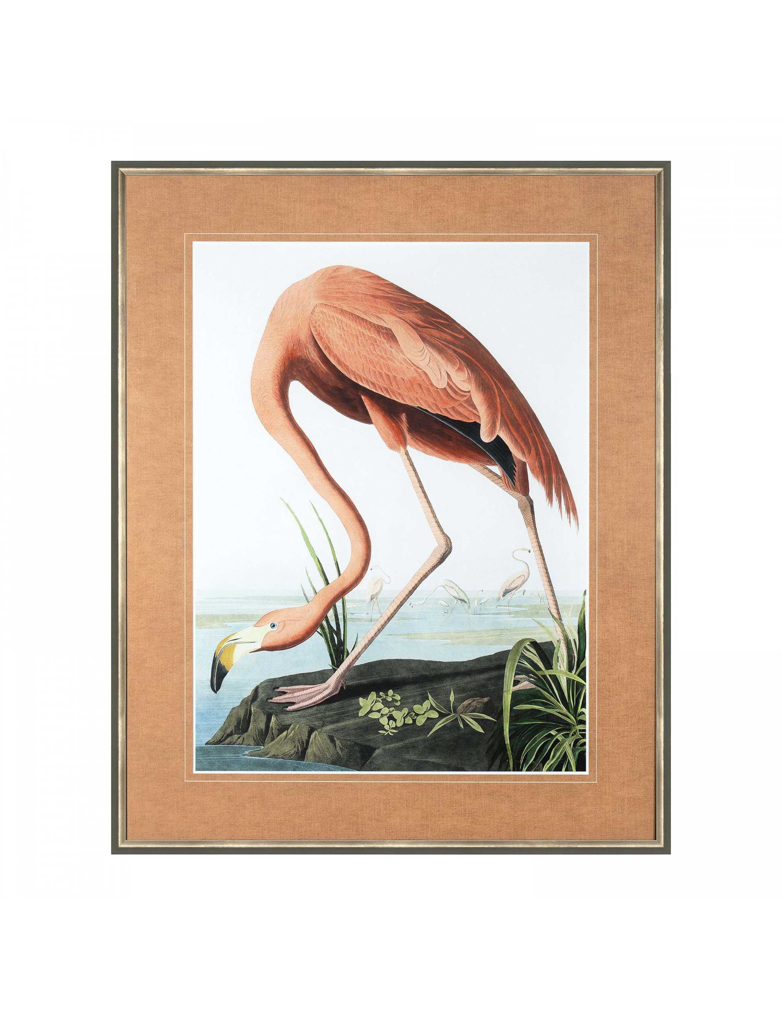 Flamingo Rectangle Framed Art 2 of 2