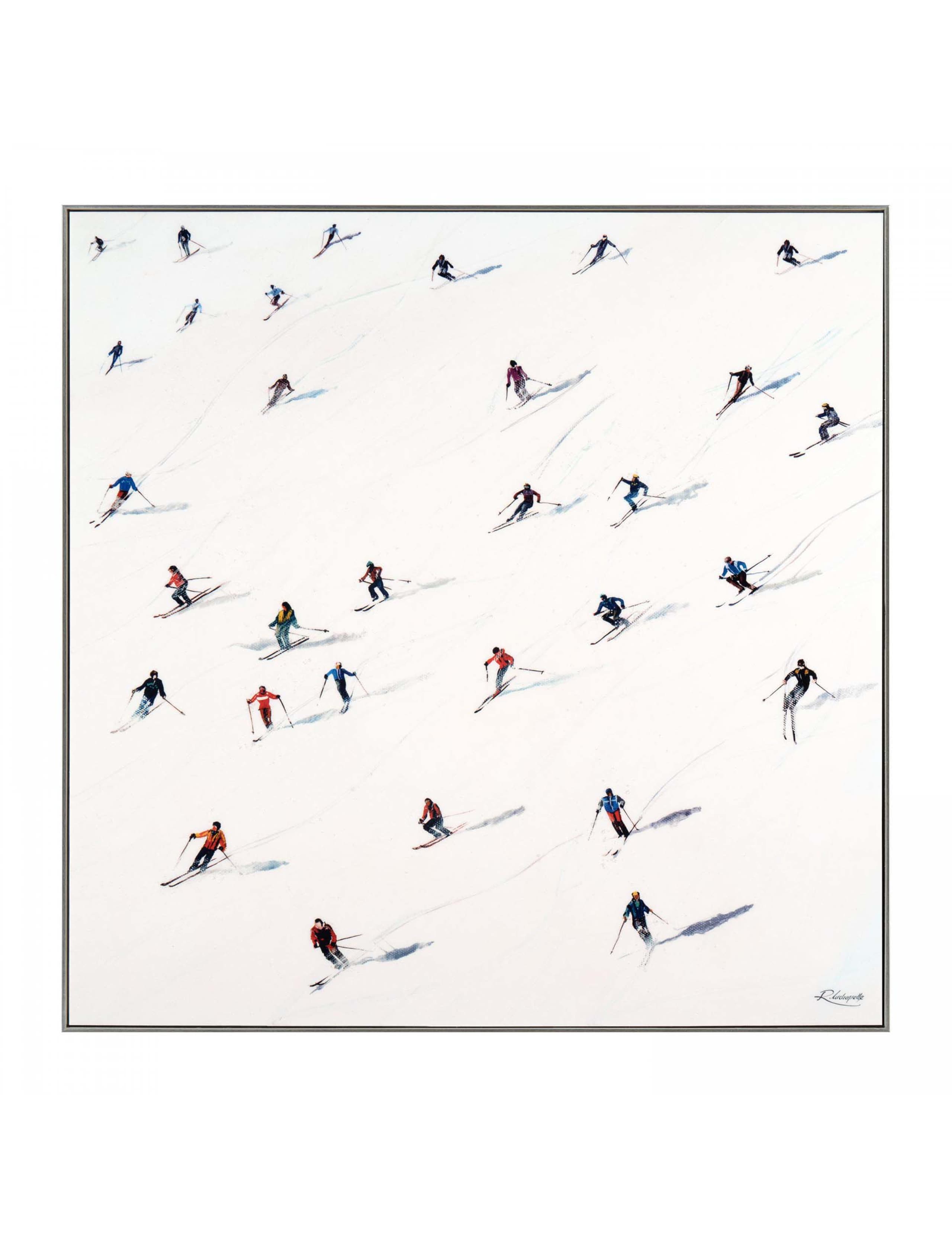Downhill Travel Square Framed Art 2 of 2