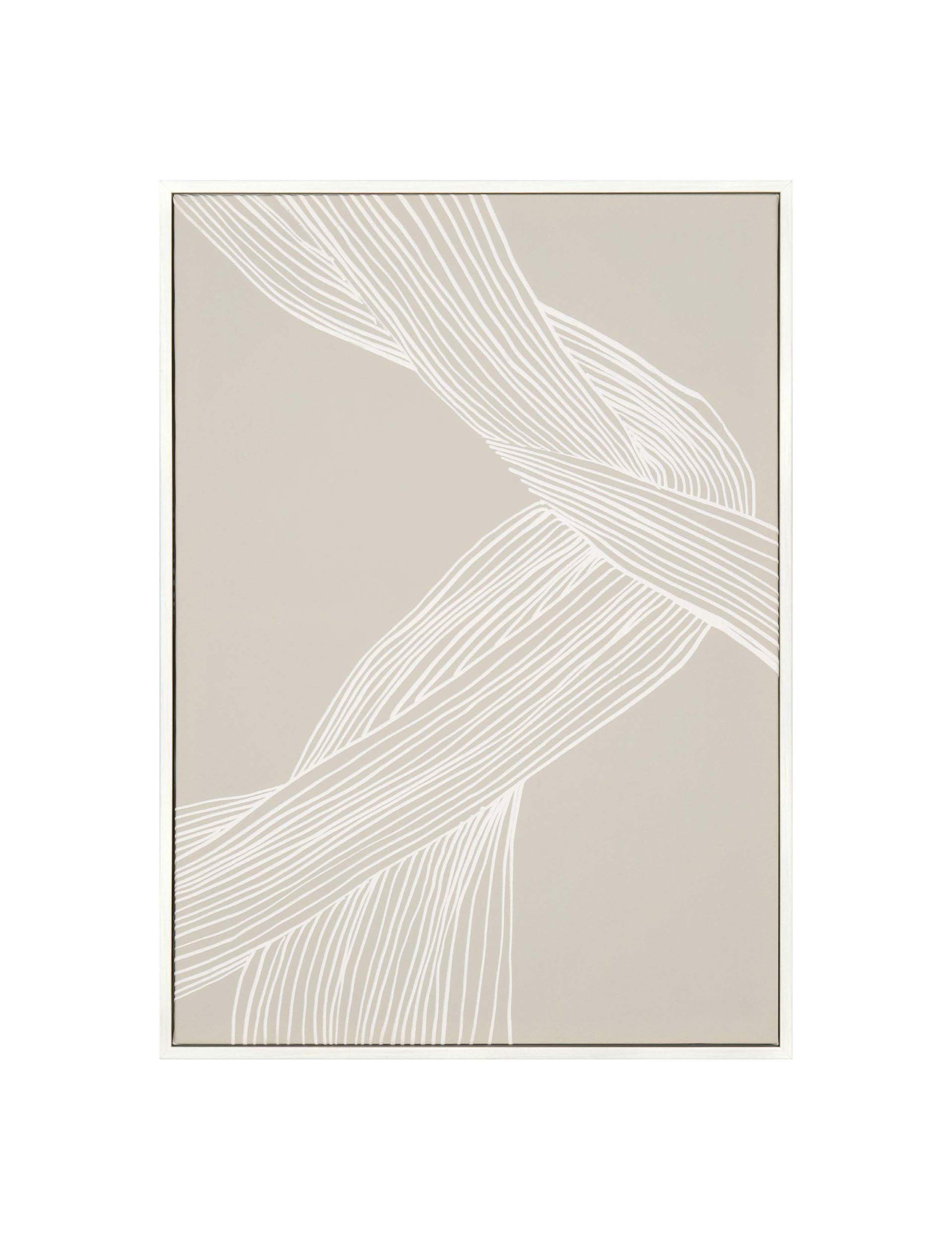 Entangled Abstract Rectangle Framed Art 2 of 2