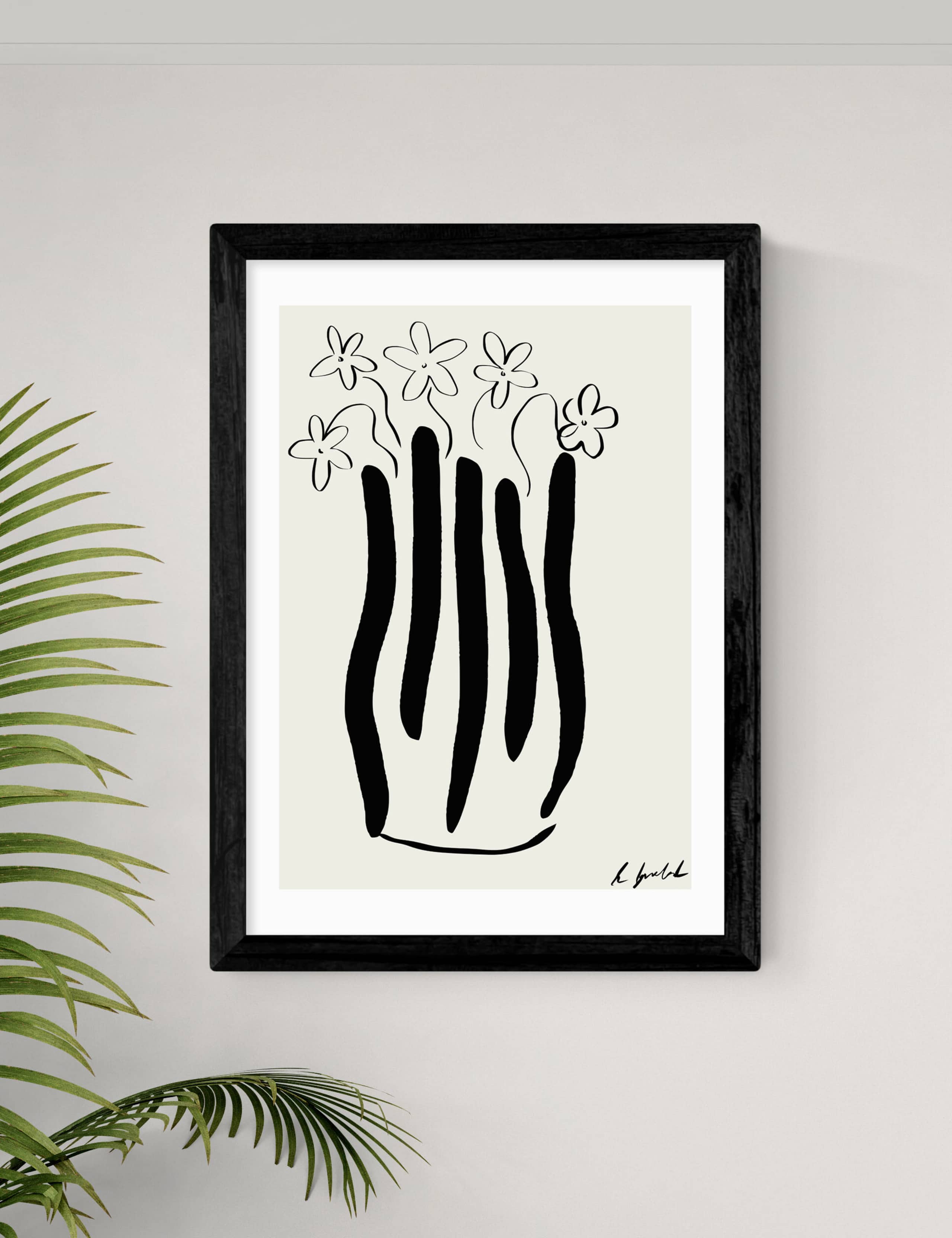 Abstract Vase Framed Art 2 of 2