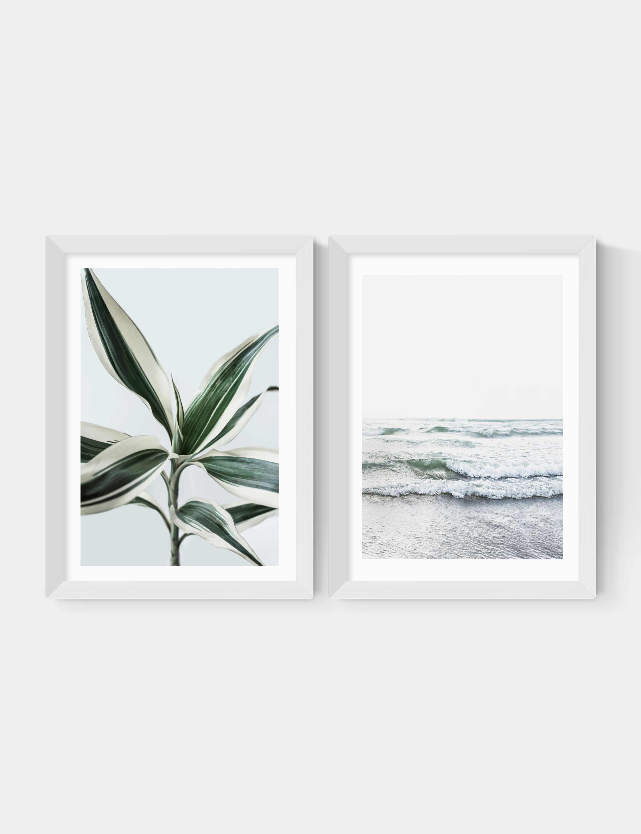 Botanical Beach Twin Set Framed Art 1 of 3