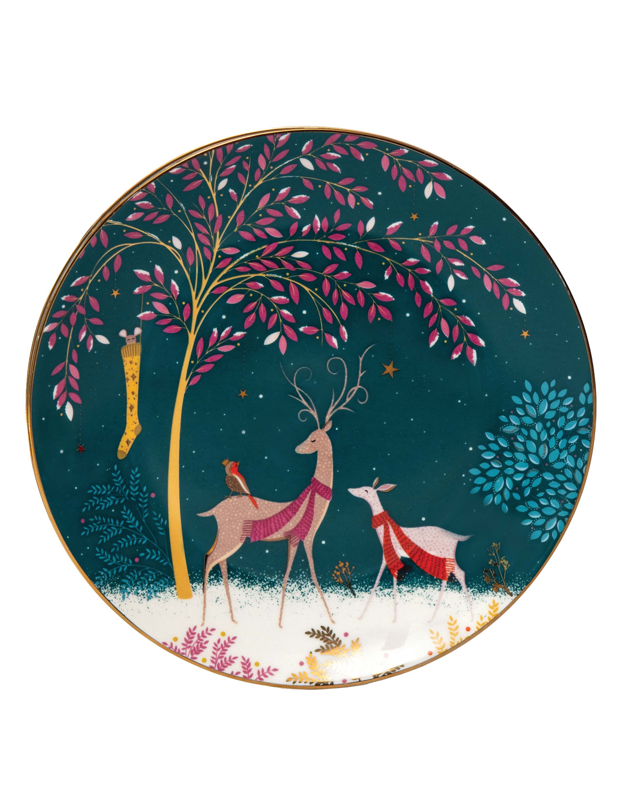 Set of 4 Woodland Tales Side Plates 8 of 11
