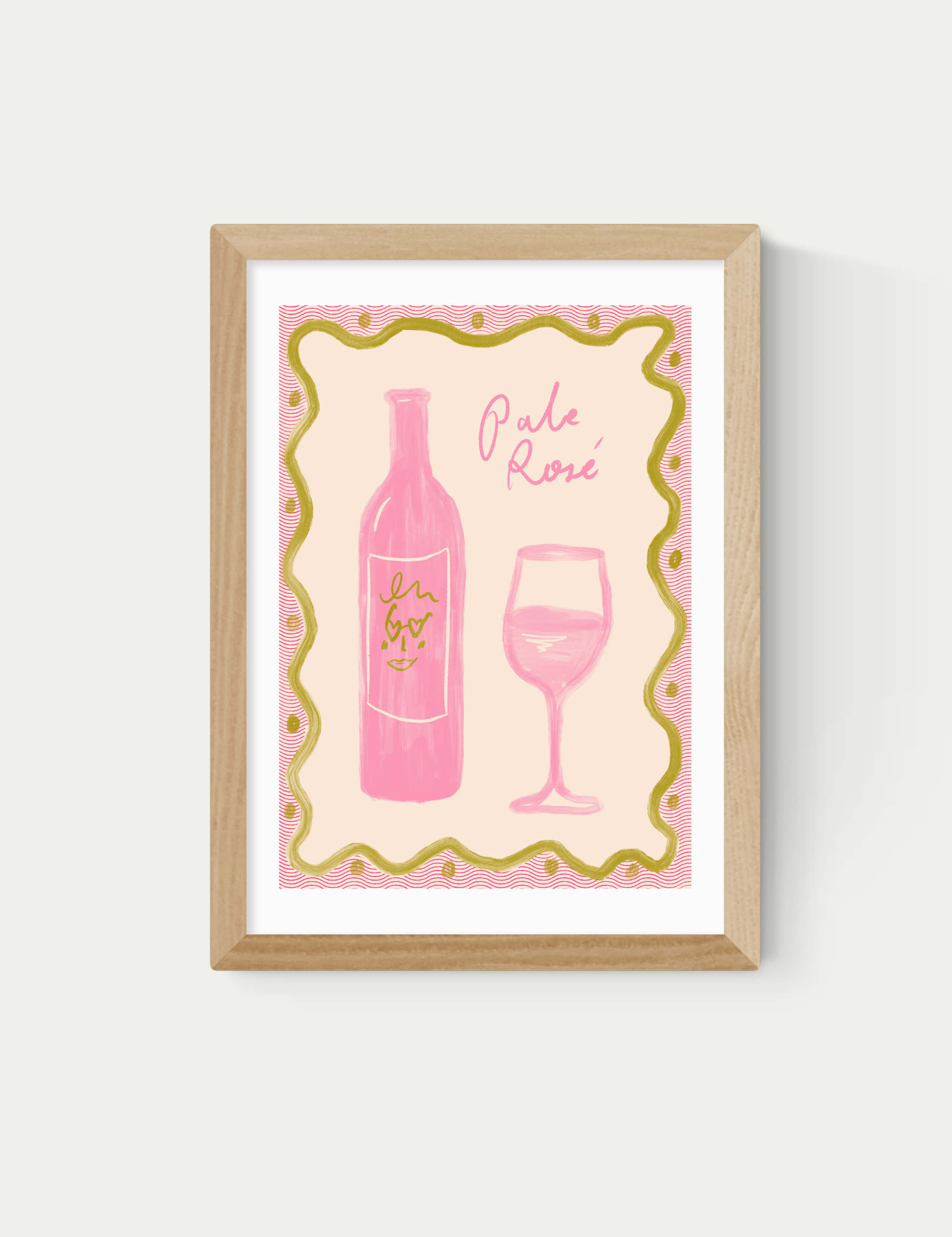 Pale Rose Framed Art 1 of 3