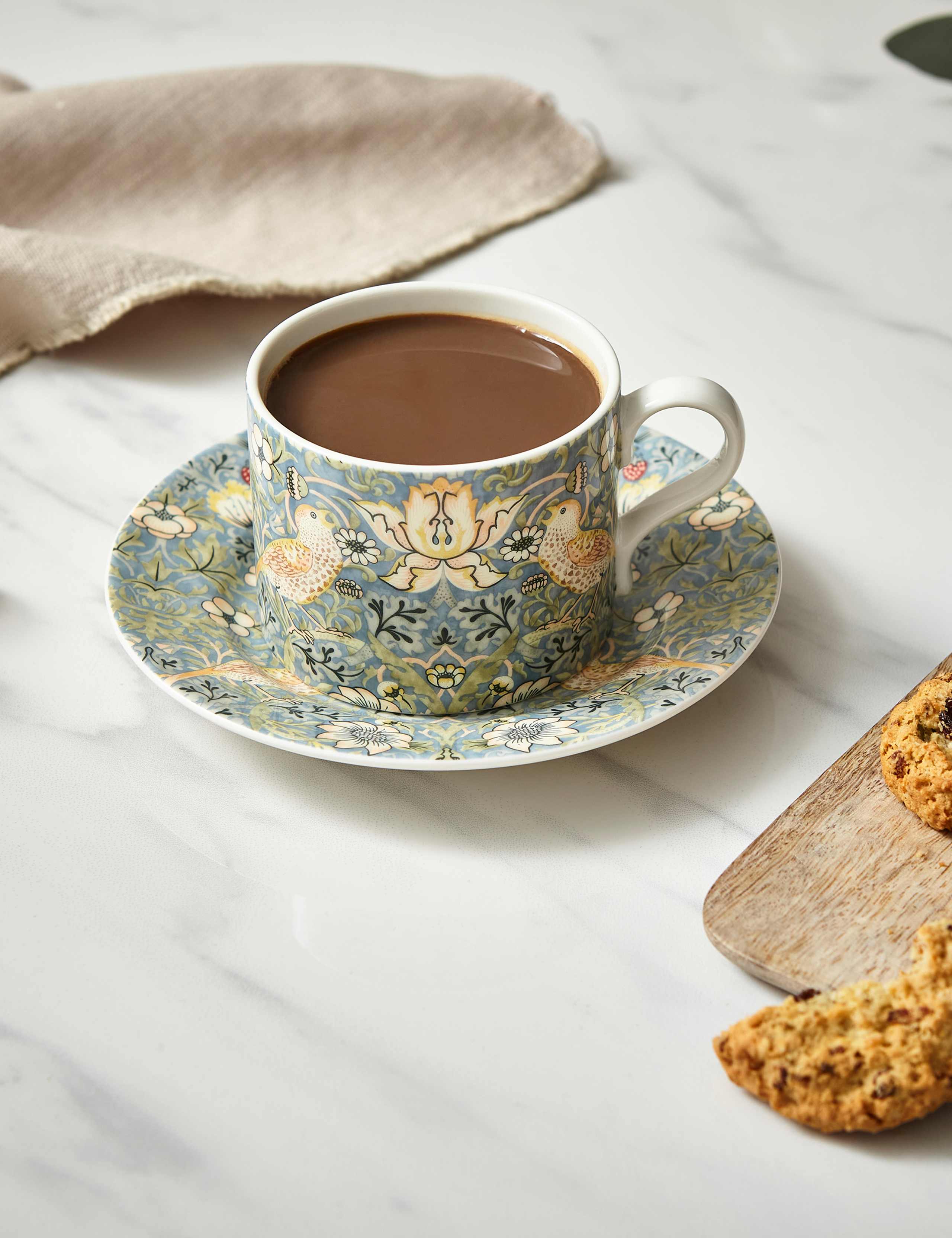 Strawberry Thief Cup & Saucer 3 of 7