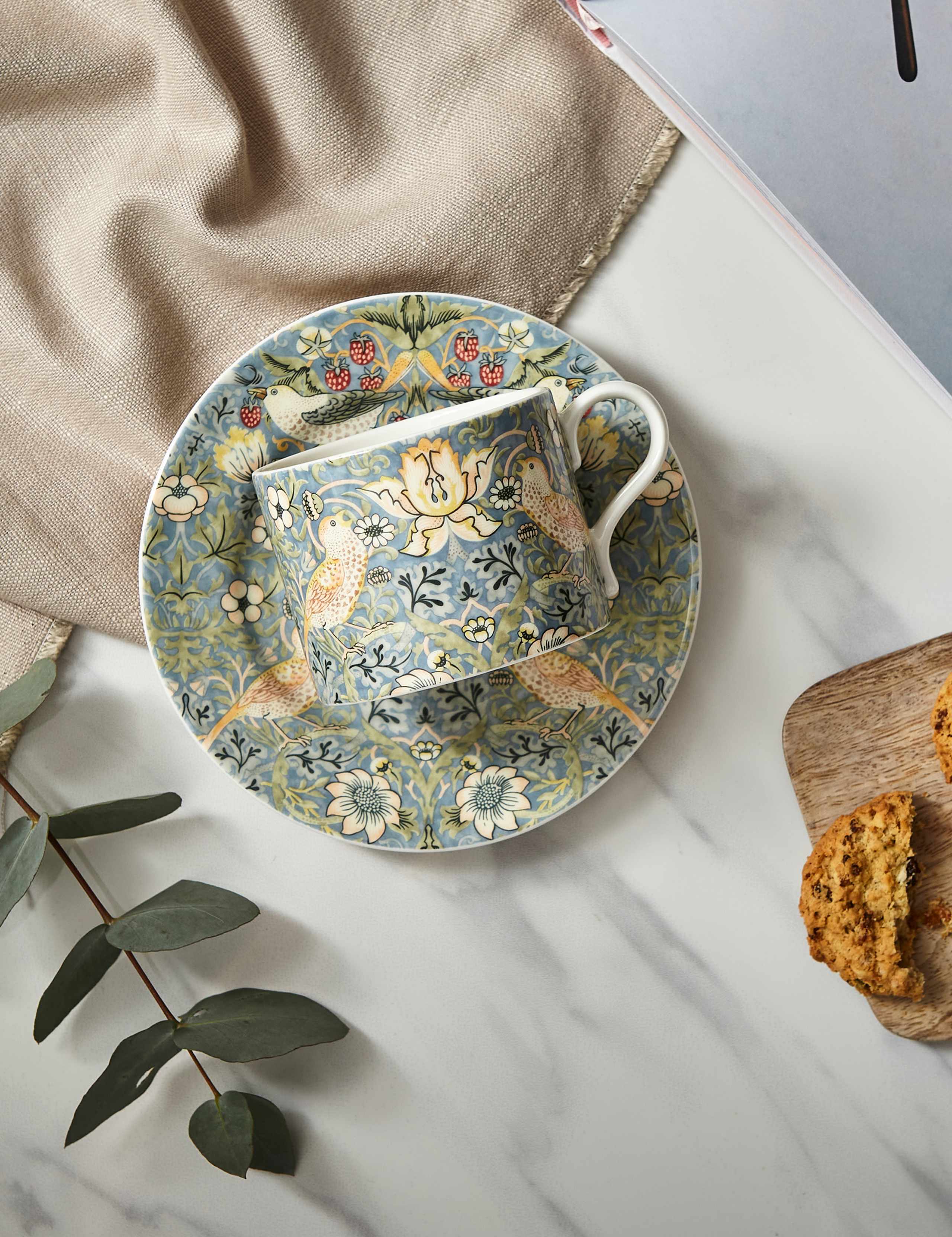 Strawberry Thief Cup & Saucer 4 of 7