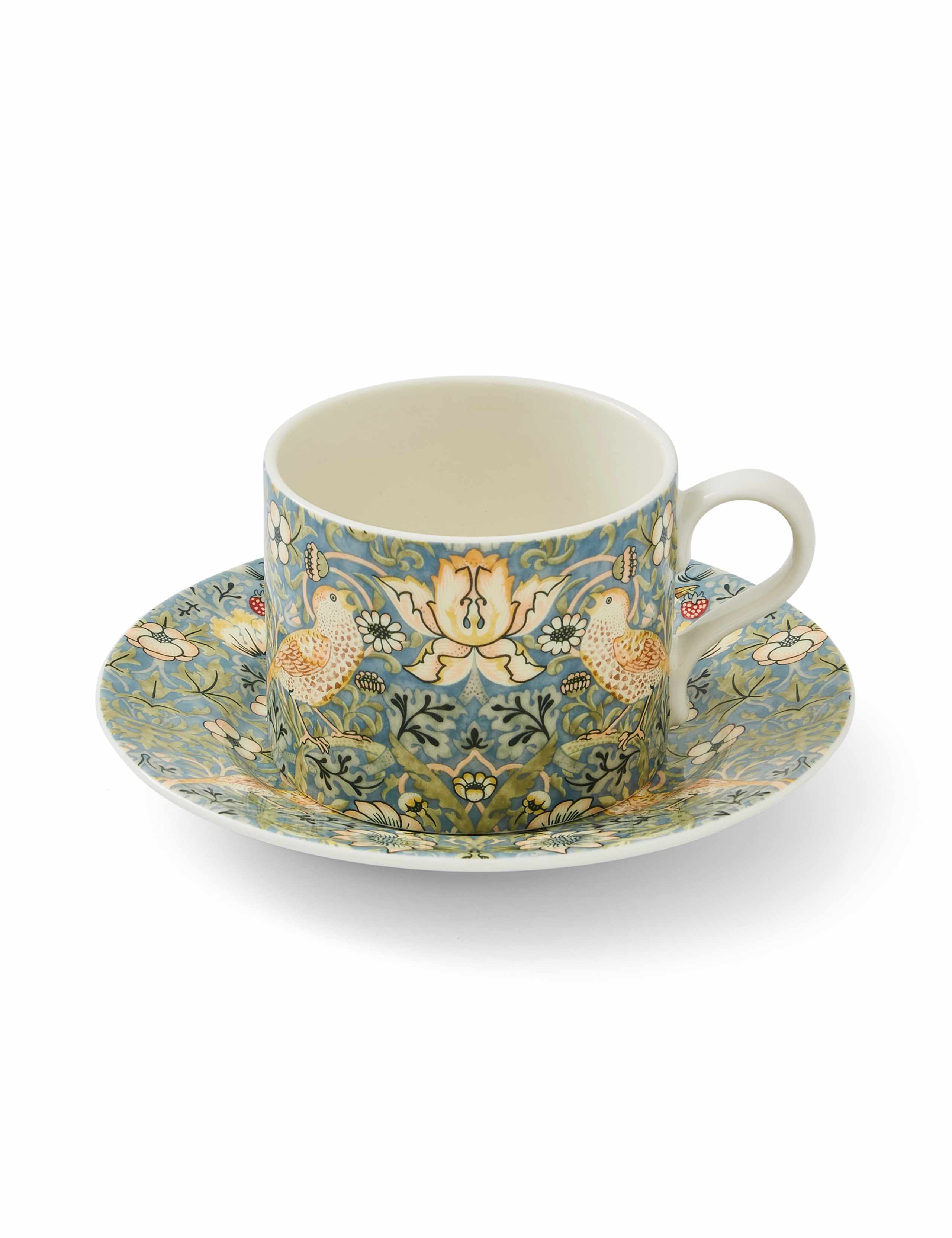Strawberry Thief Cup & Saucer 2 of 7