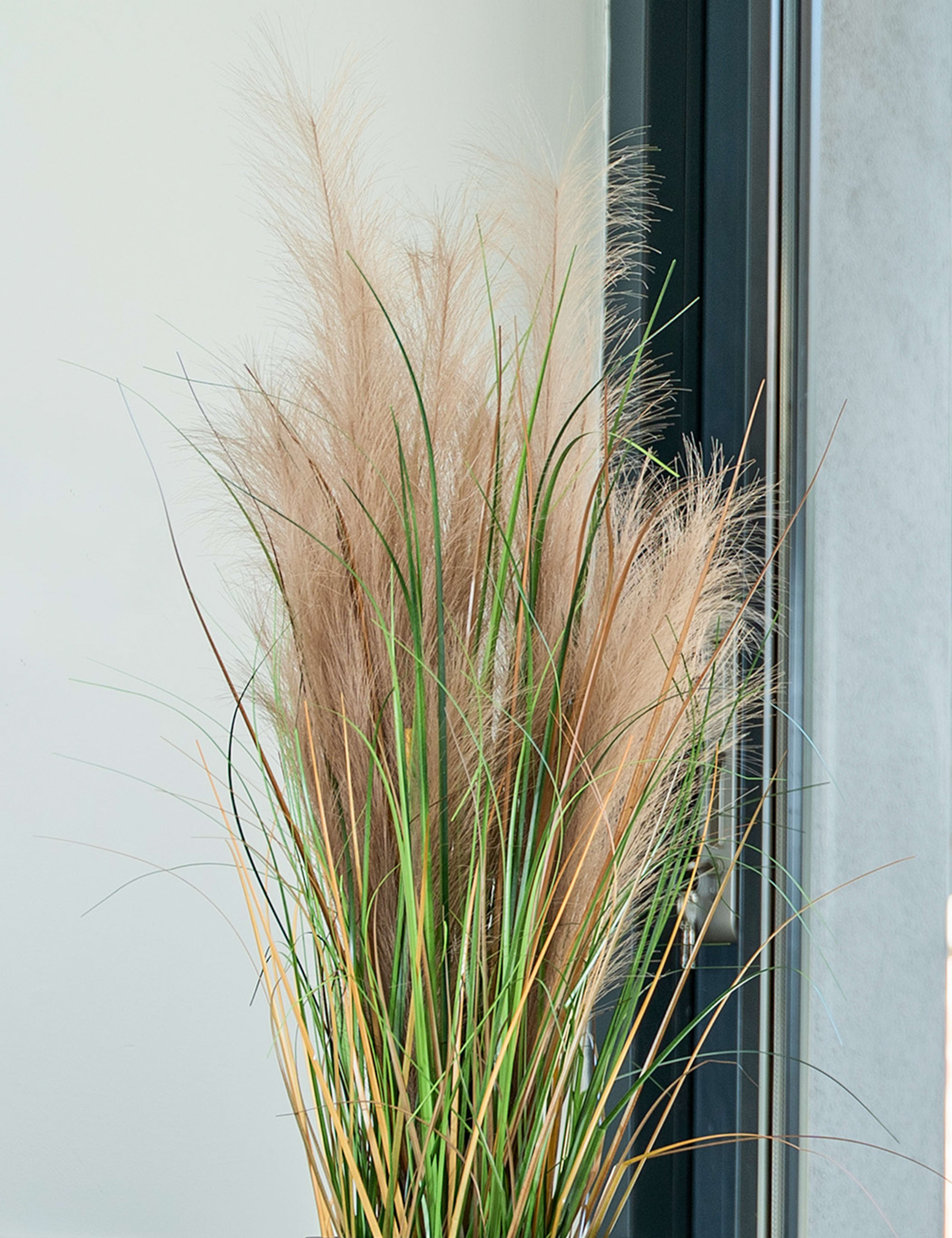 Artificial 3ft Feather Grass Plant 2 of 3